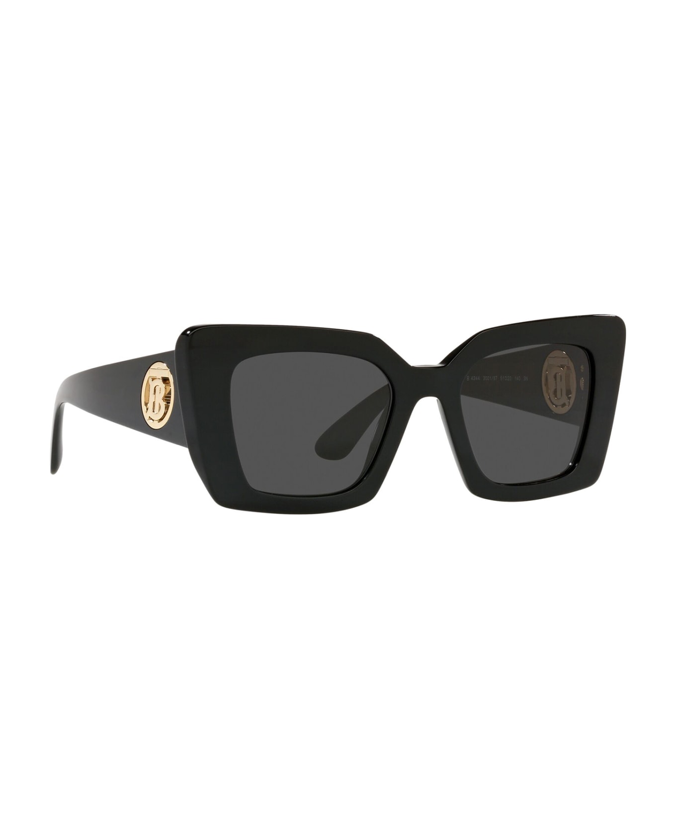 Burberry Eyewear Be4344 Black Sunglasses - Black