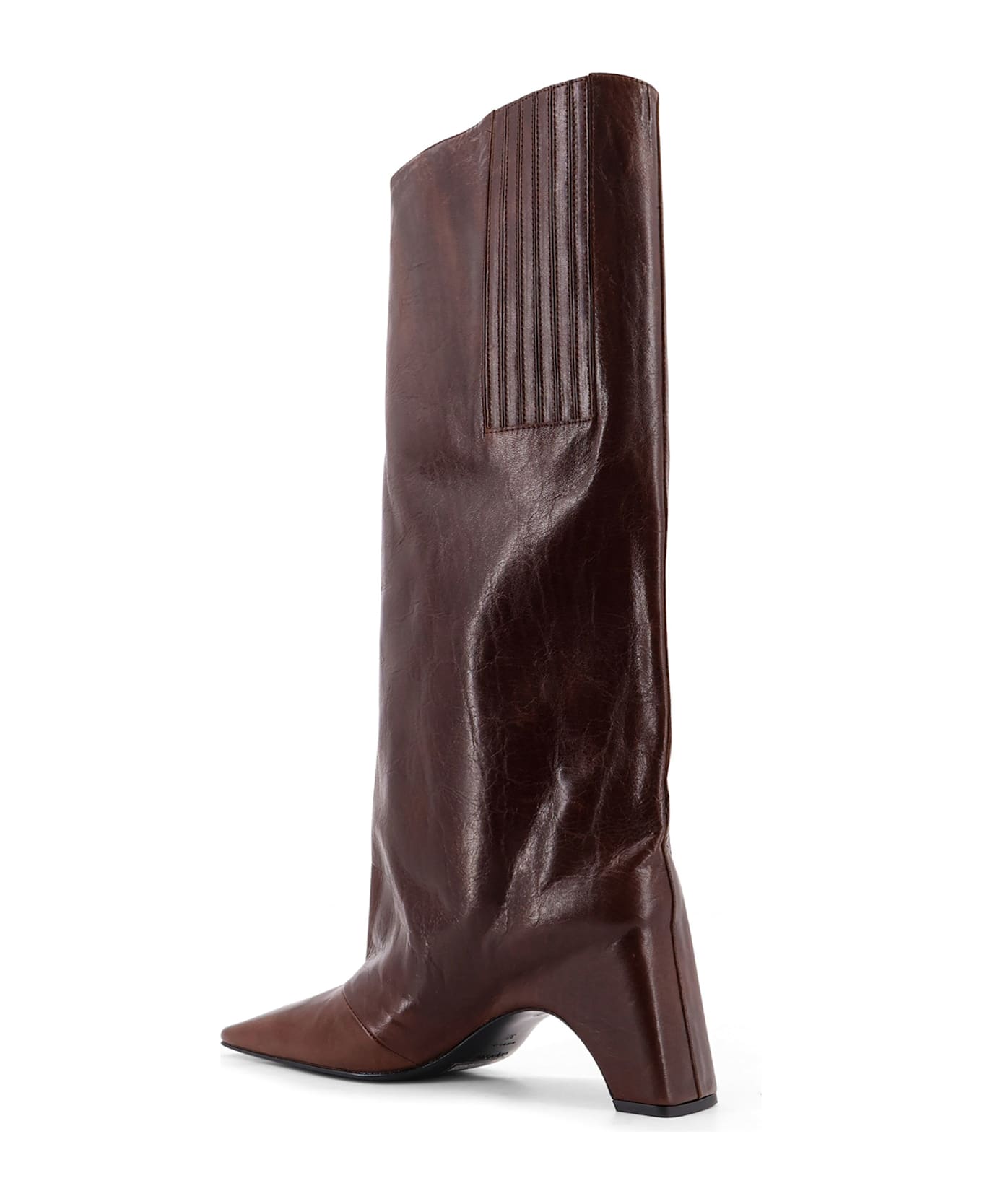 Coperni Bridget Leather Boots - Brown ブーツ