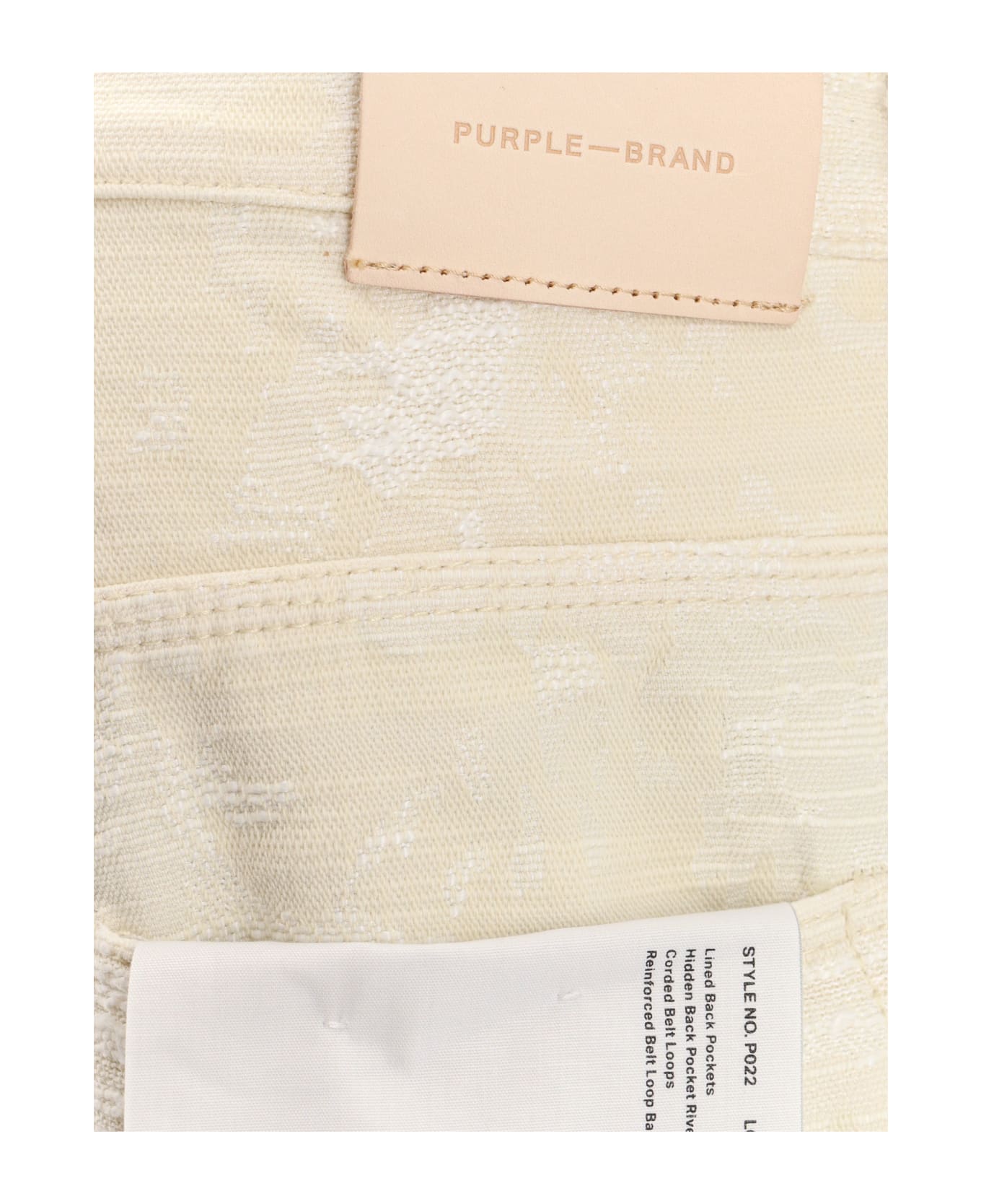 Purple Brand Bermuda Shorts - Ivory ショートパンツ