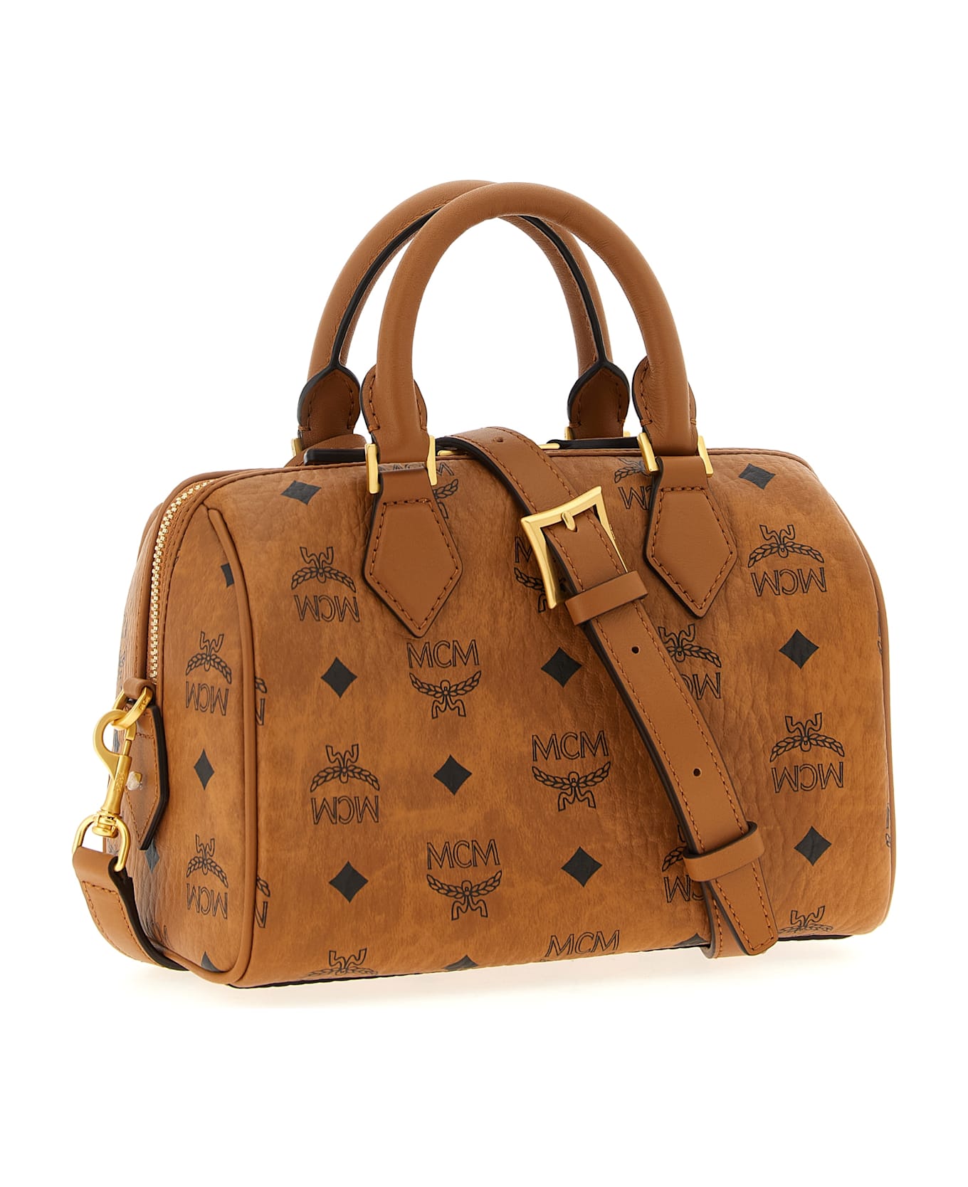MCM 
ella Boston
 Handbag - BUFF
