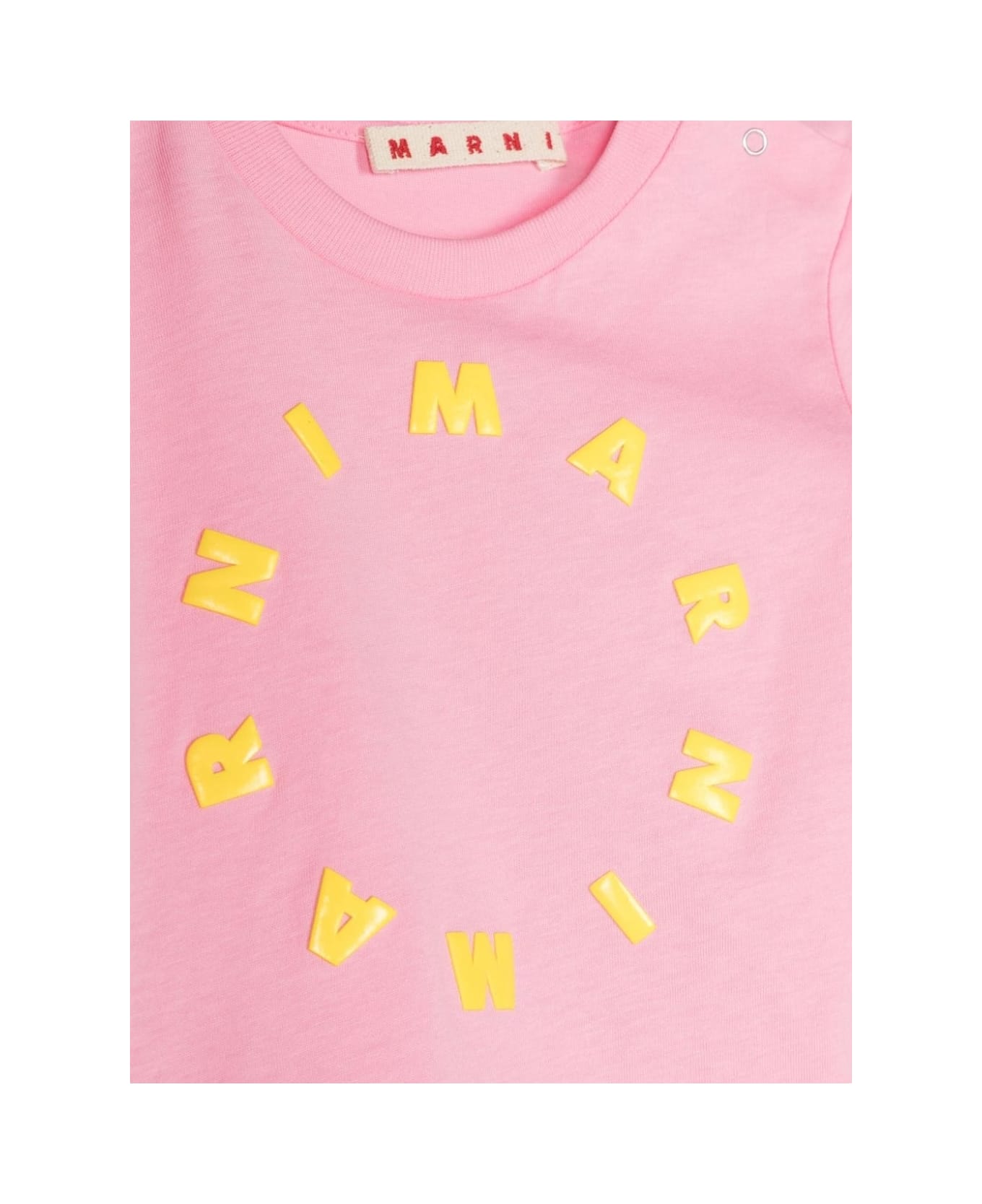 Marni T-shirt Con Logo - Pink
