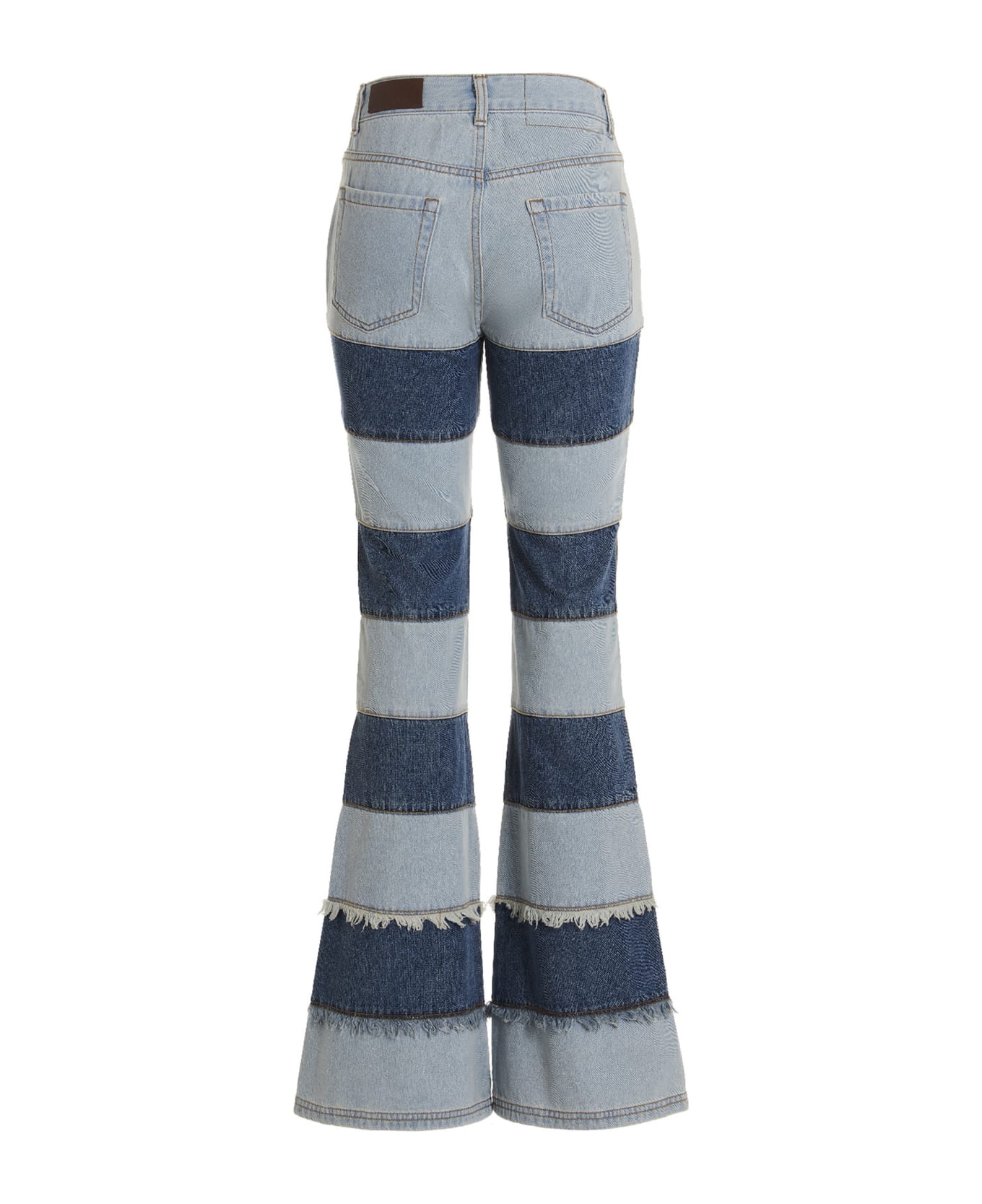 Andersson Bell Patchwork Jeans - Blue ボトムス