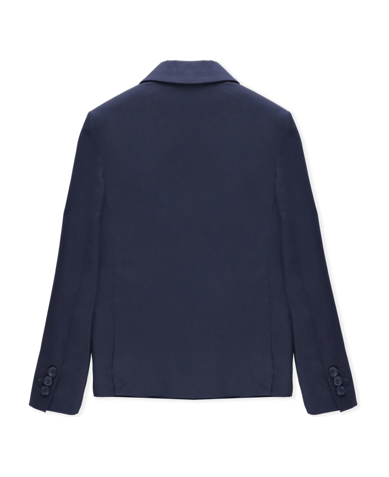 Fay Double-breasted Cotton Jacket - Blue
