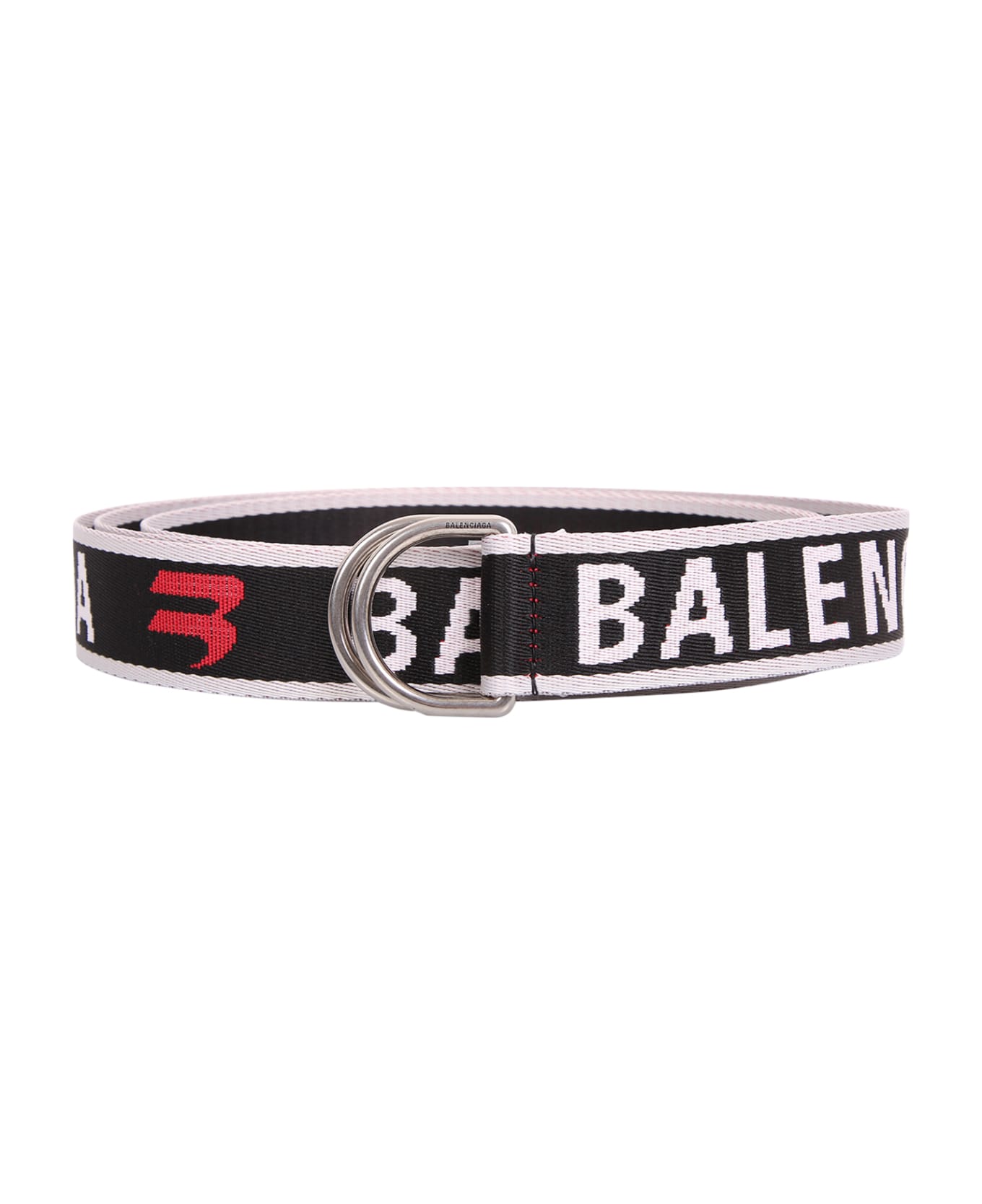 Balenciaga Logo Print Belt - Grey