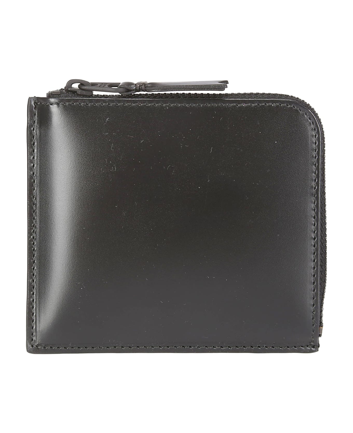 Comme des Garçons Wallet Very Black Leather Line - BLACK 財布