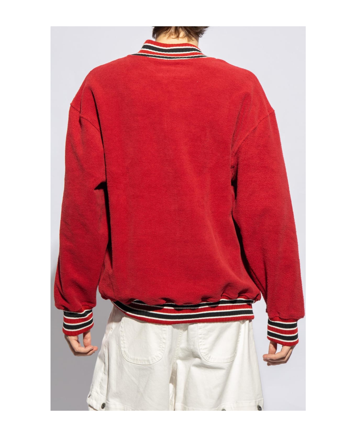 Rhude Cotton Sweatshirt - Vintage Red