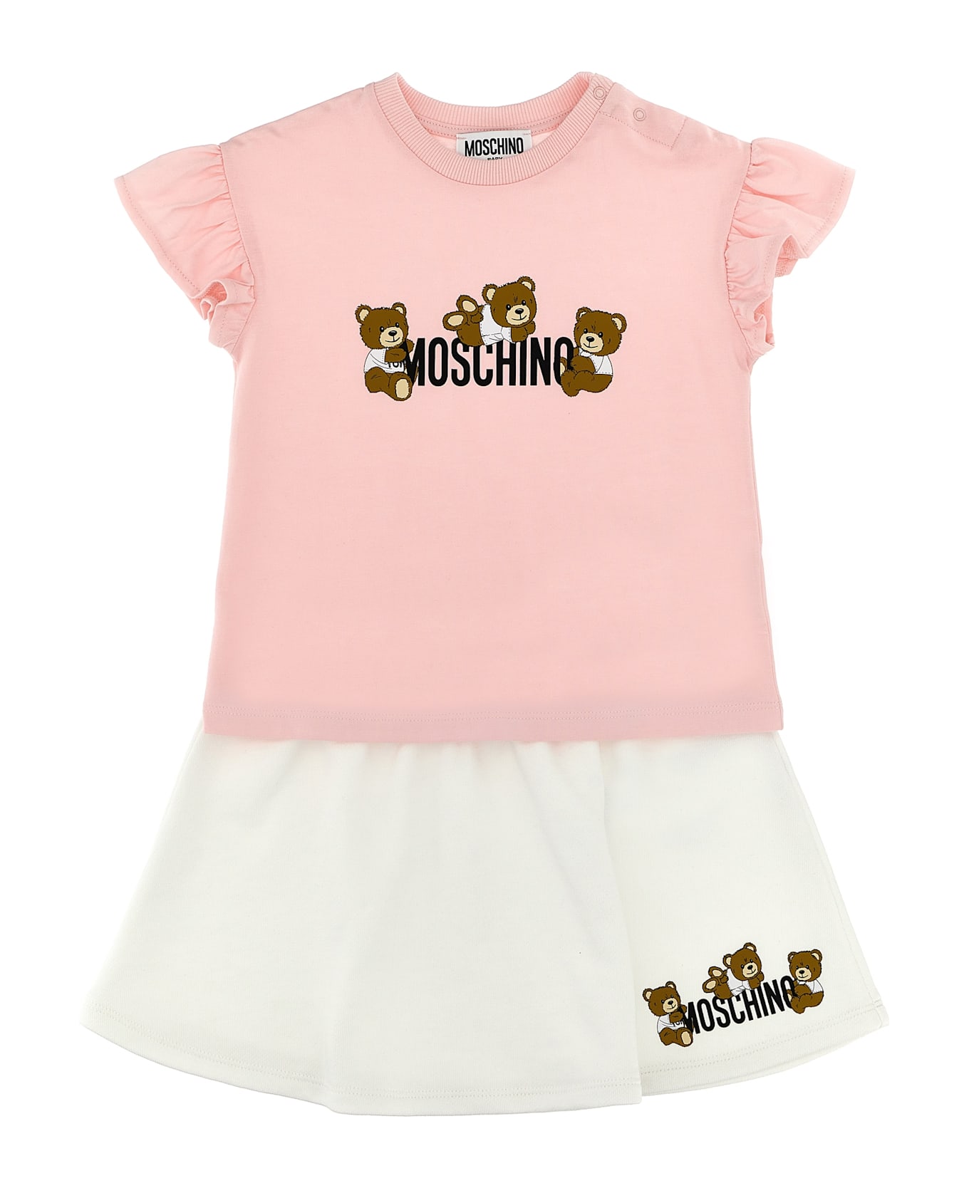 Moschino 'teddy' T-shirt + Skirt Set - Multicolor