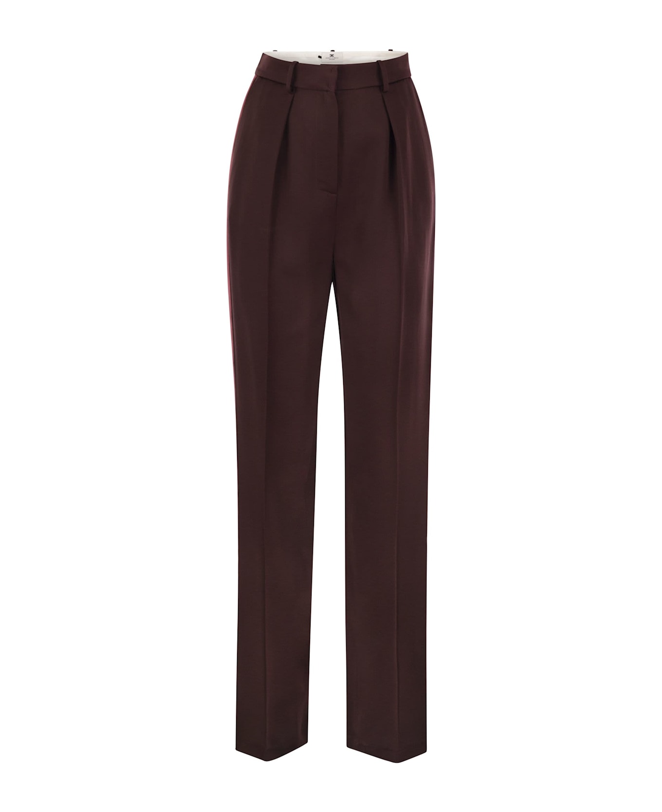 Elisabetta Franchi Trousers - Bordeaux