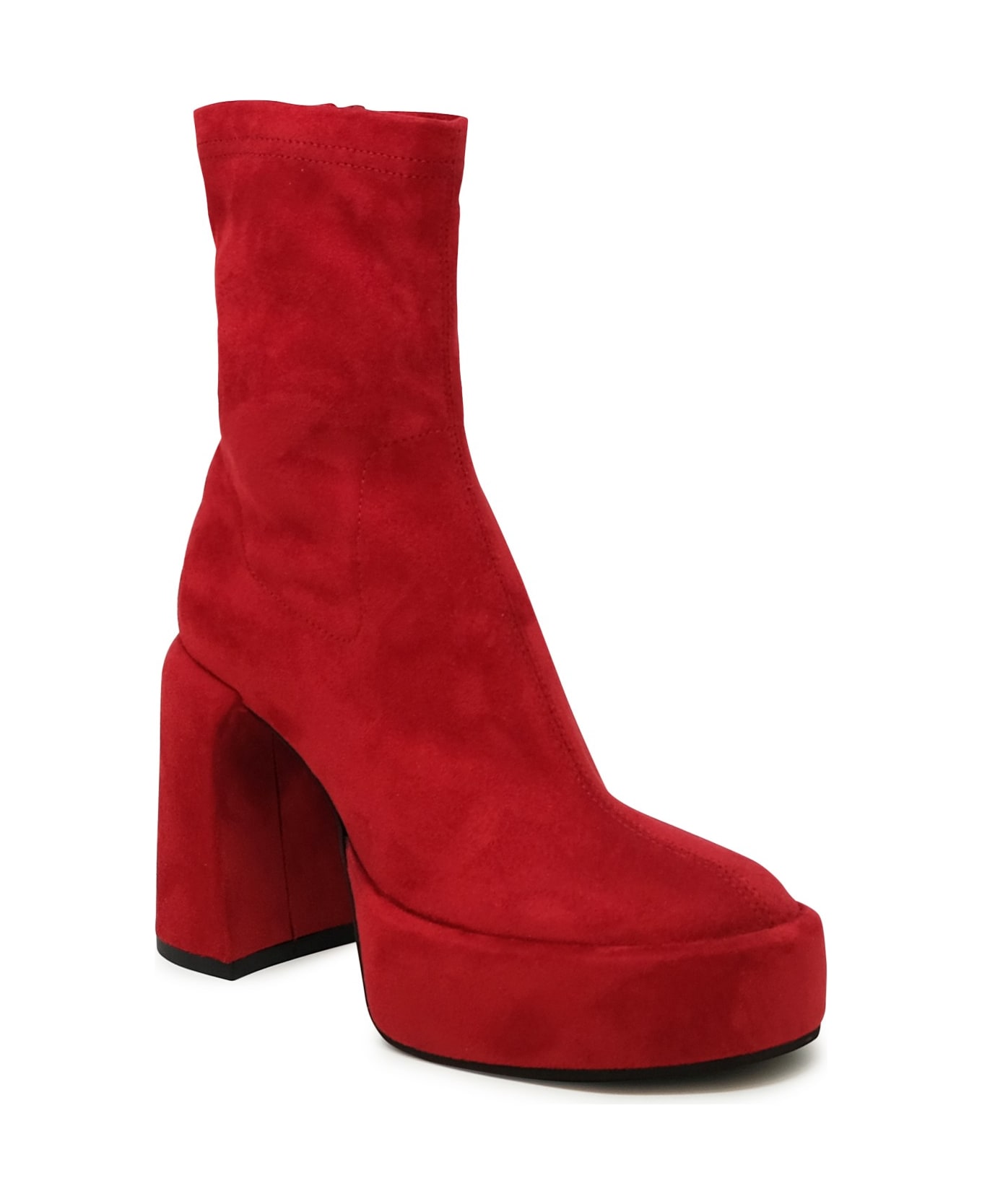 Elena Iachi Ecodaino Zelda Ankle Boots - RED ブーツ