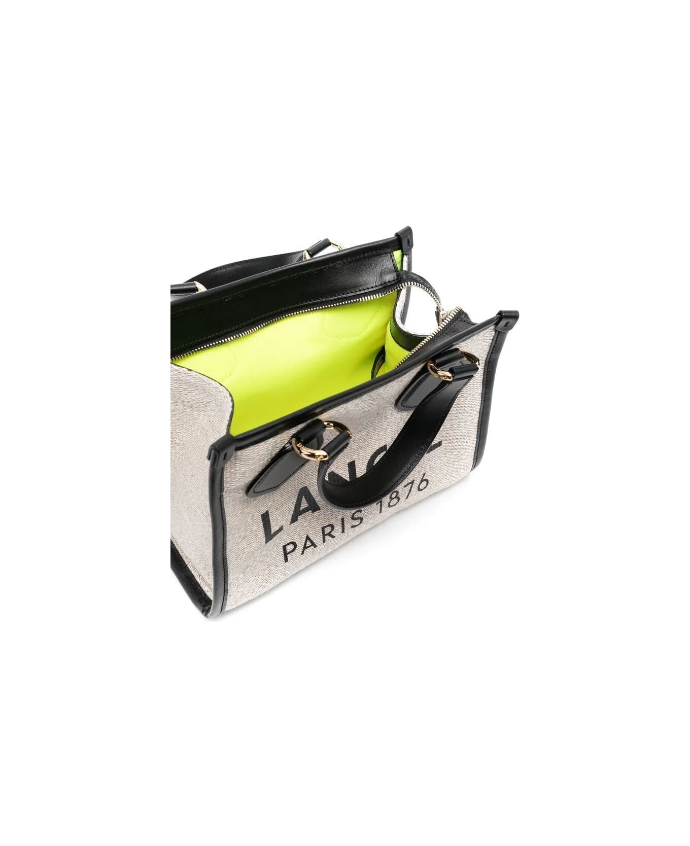 Lancel Summer Tote - L414301l Beach Bag - A Natural Blk トートバッグ