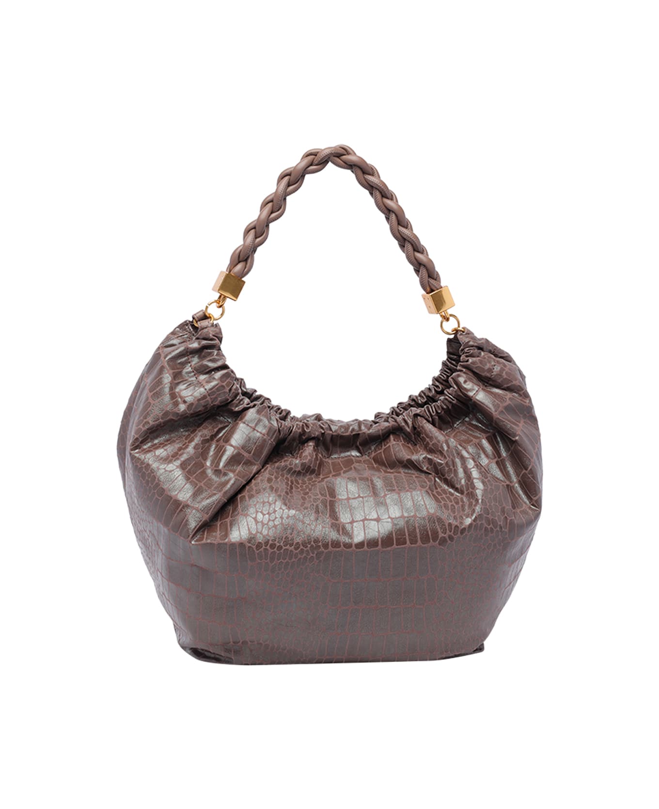 Liu-Jo Large Logo Hobo Bag - Brown