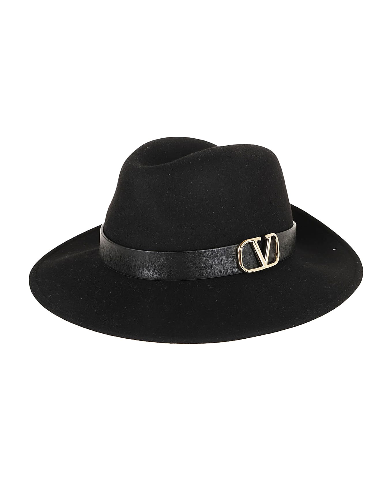 Valentino Garavani Fedora Vlogo Signature - Black