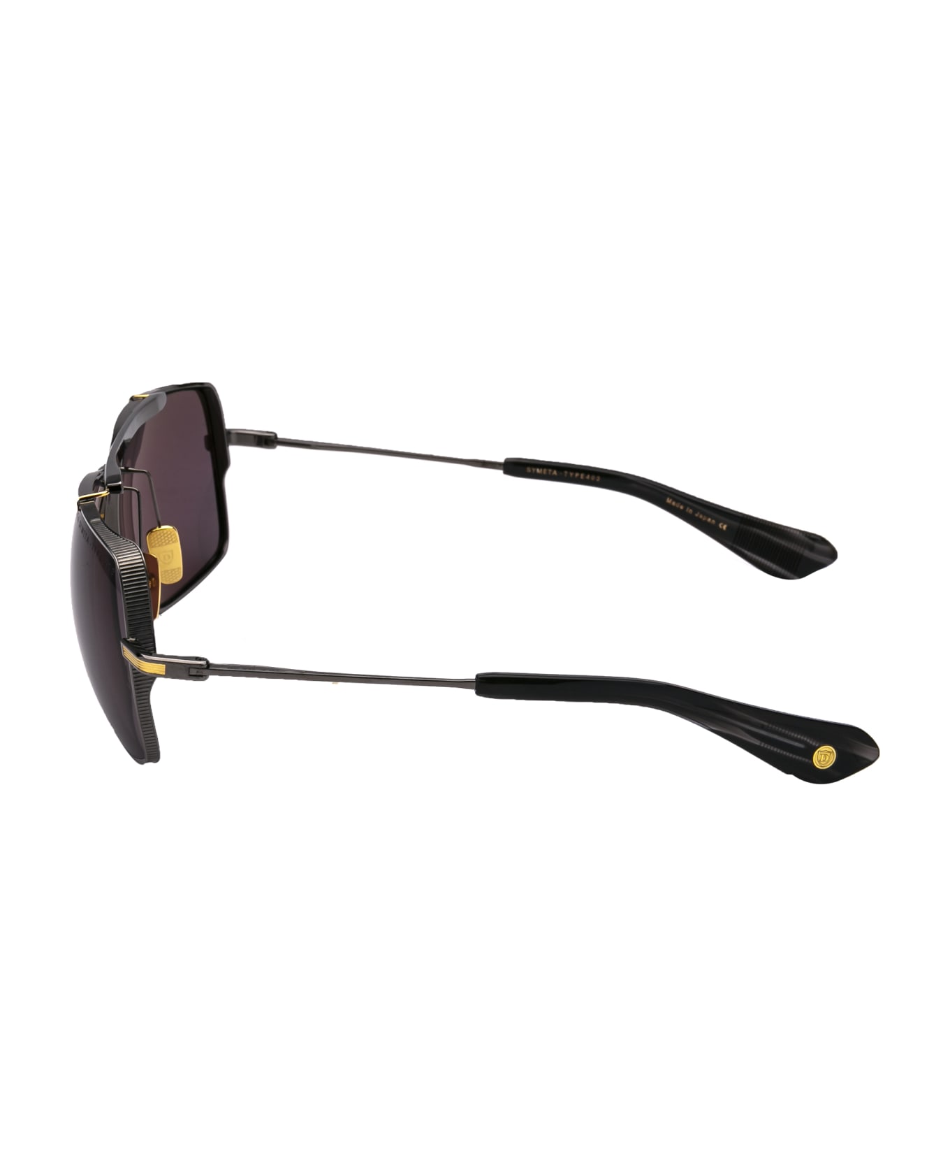 Dita Symeta - Type 403 Sunglasses - Black Rhodium - Yellow Gold