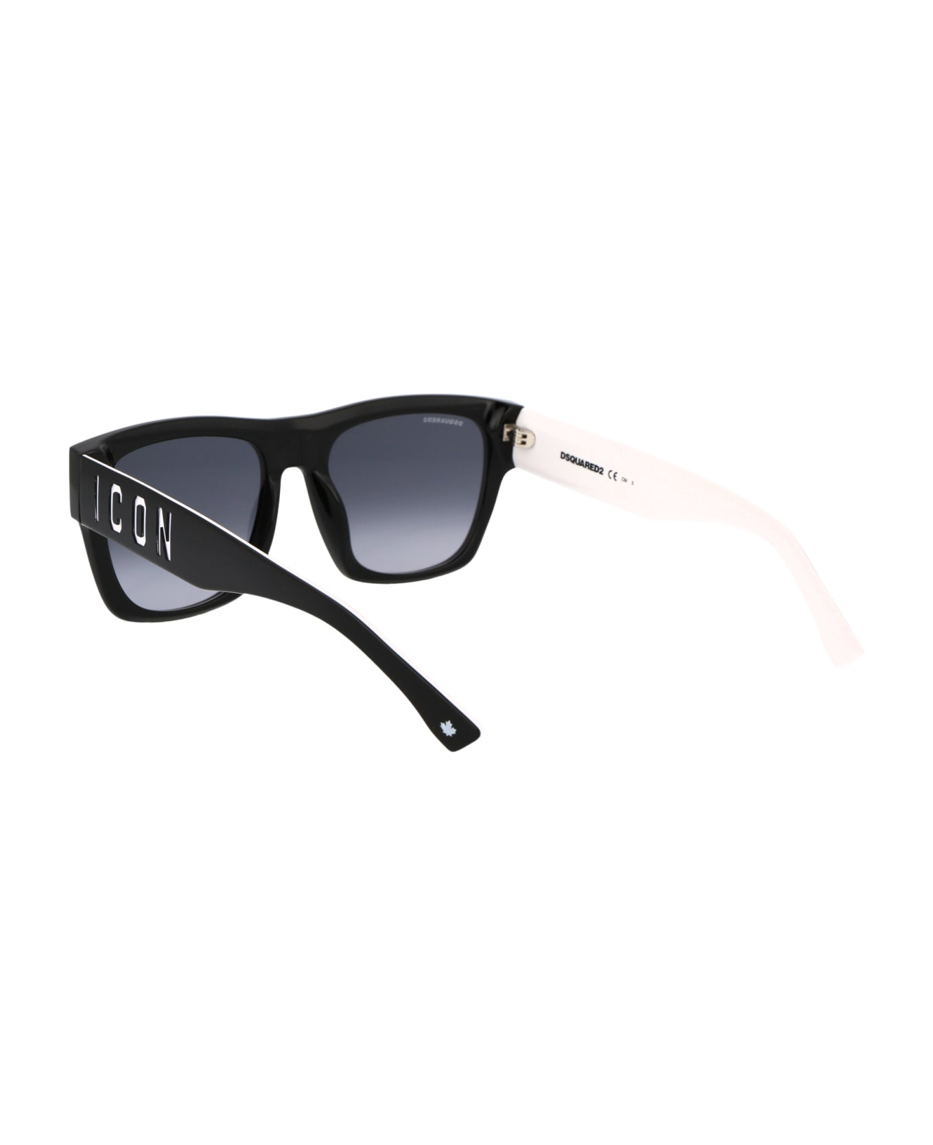 Dsquared2 Eyewear Icon 0004/s Sunglasses - 80S9O BLACK WHITE