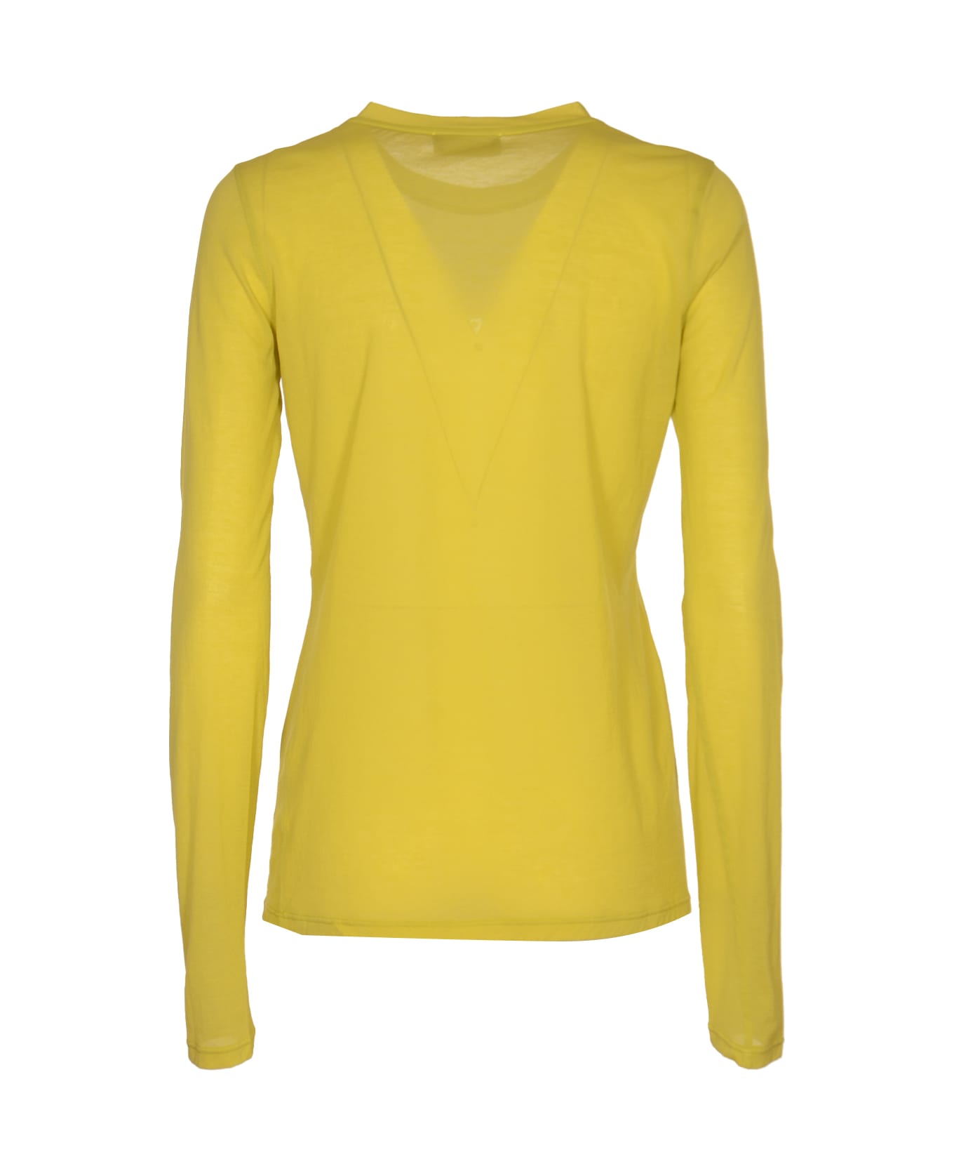 Roberto Collina Round Neck Plain Sweatshirt - Limone
