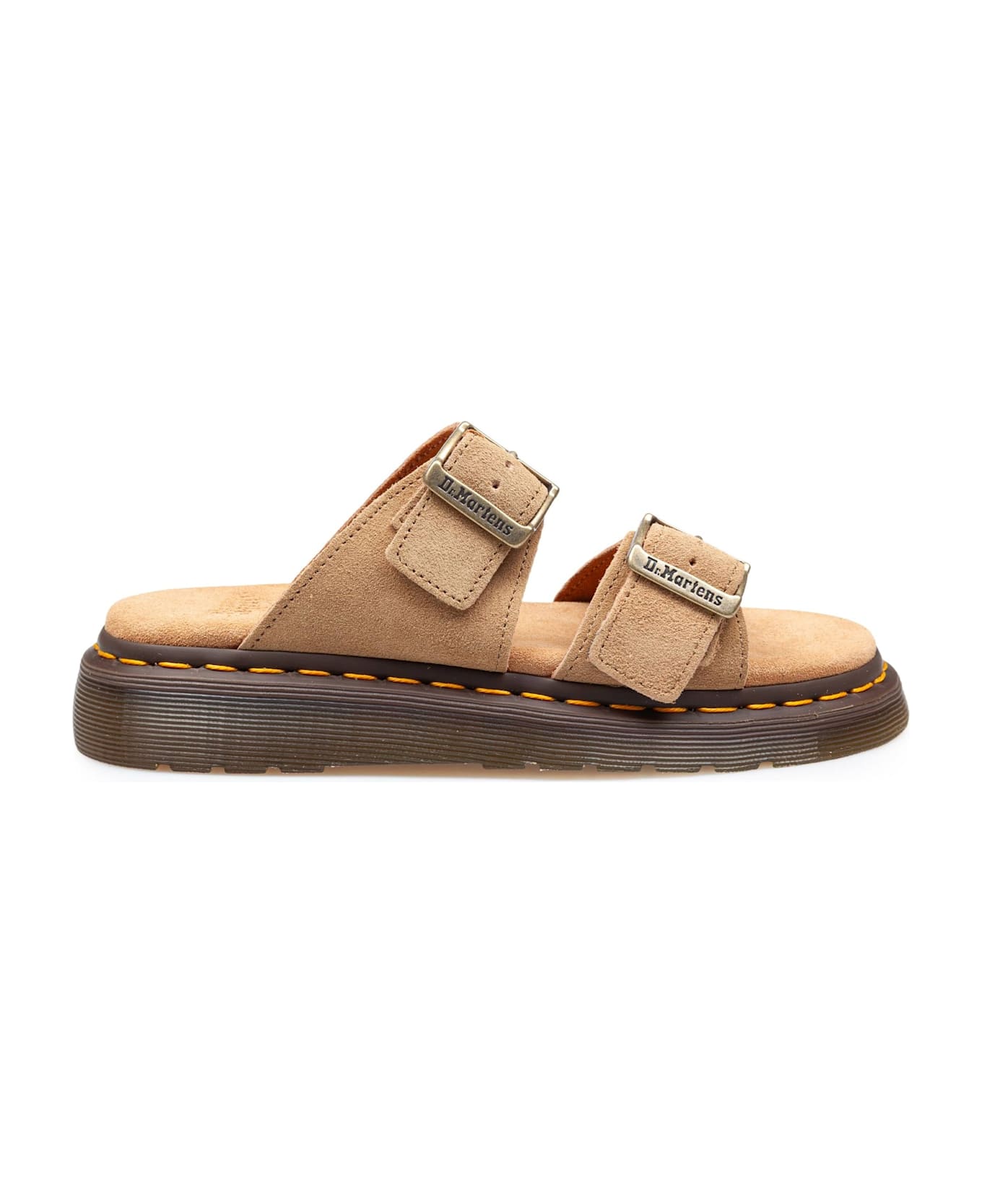 Dr. Martens Josef Slipper-mule In Beige Suede - Tan