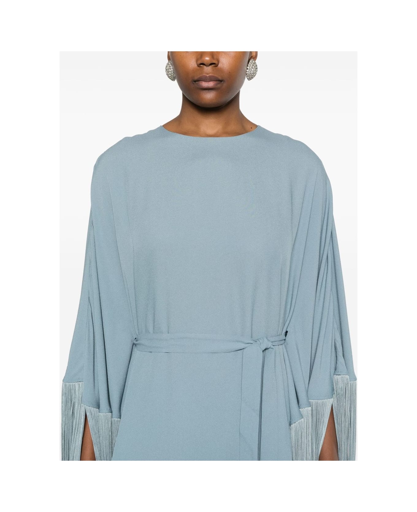 Taller Marmo Bohemia Long Kaftan - Clear Blue