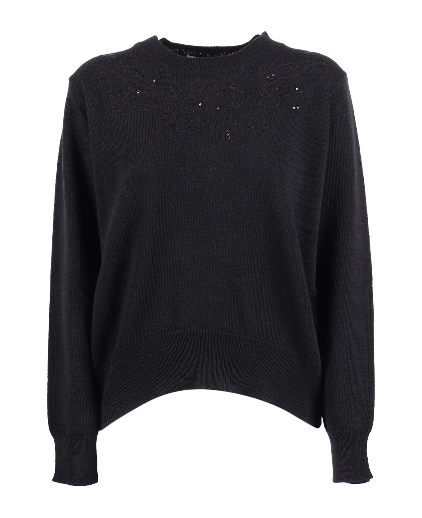 Ermanno Ermanno Scervino Sweater - BLACK