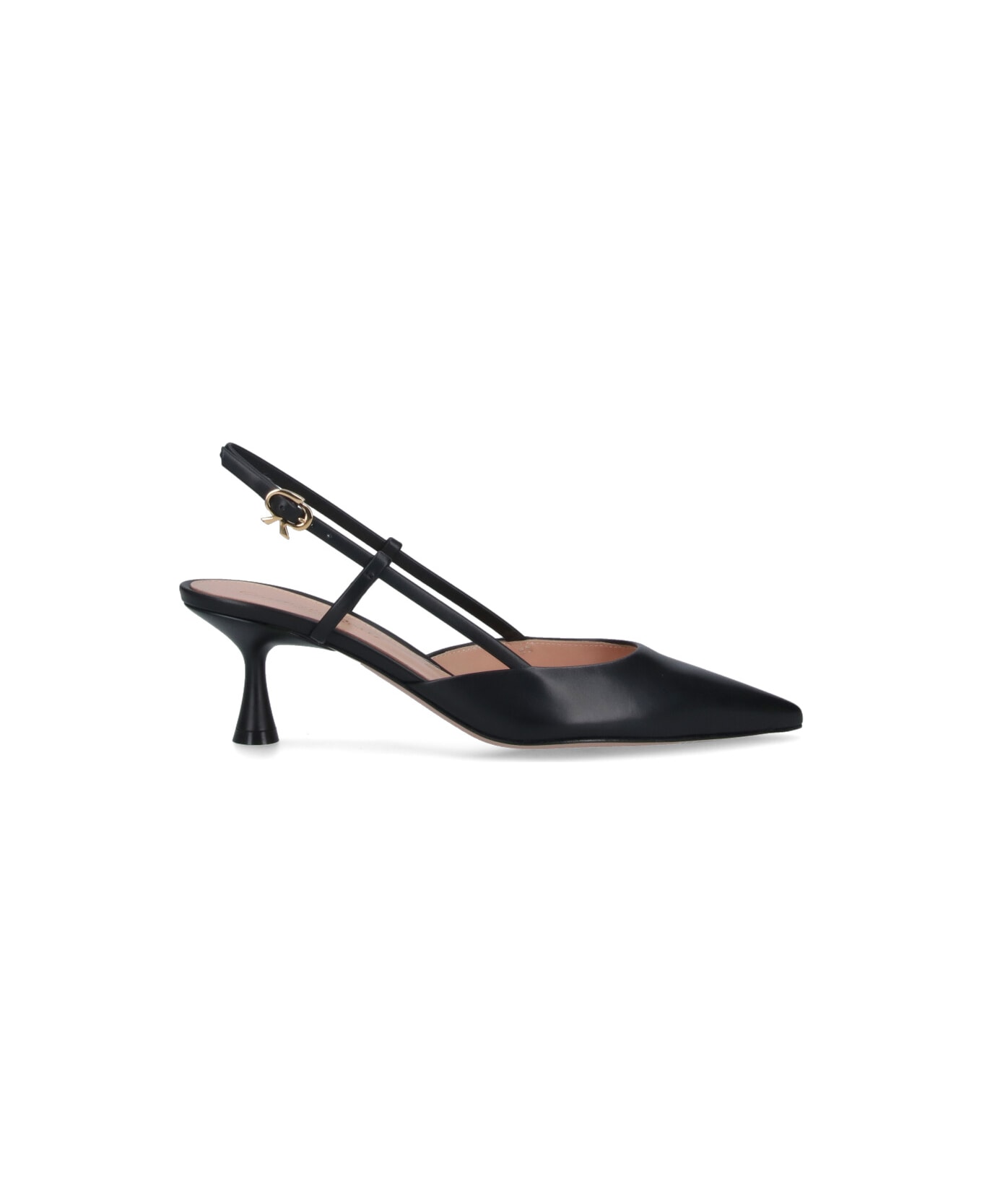 Gianvito Rossi "ascent 55" Slingback Pumps - Black  