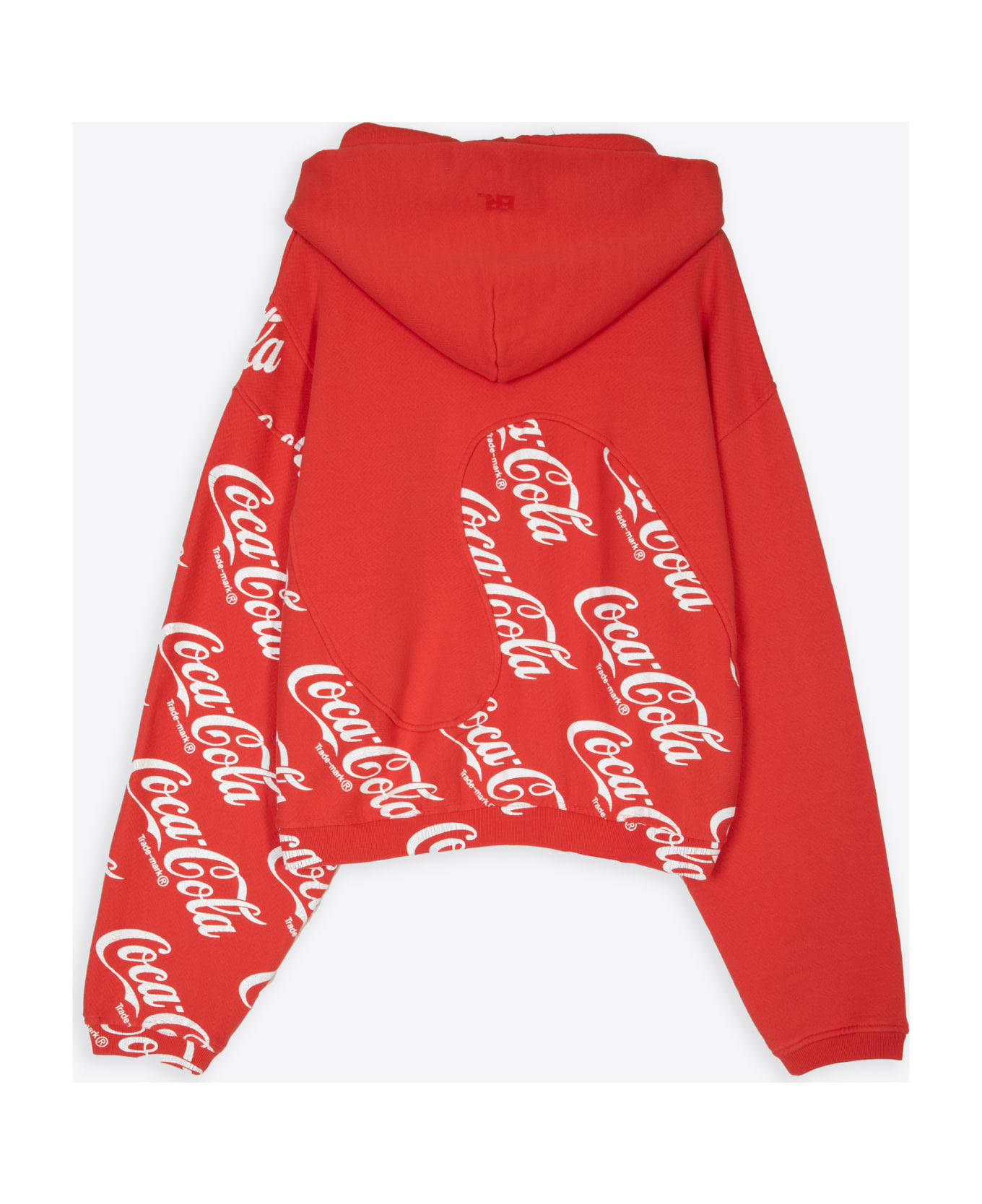 ERL Men Coca Cola Swirl Hoodie Knit Red Coca Cola swirl hoodie - Men Coca Cola Swirl Hoodie Knit - Rosso