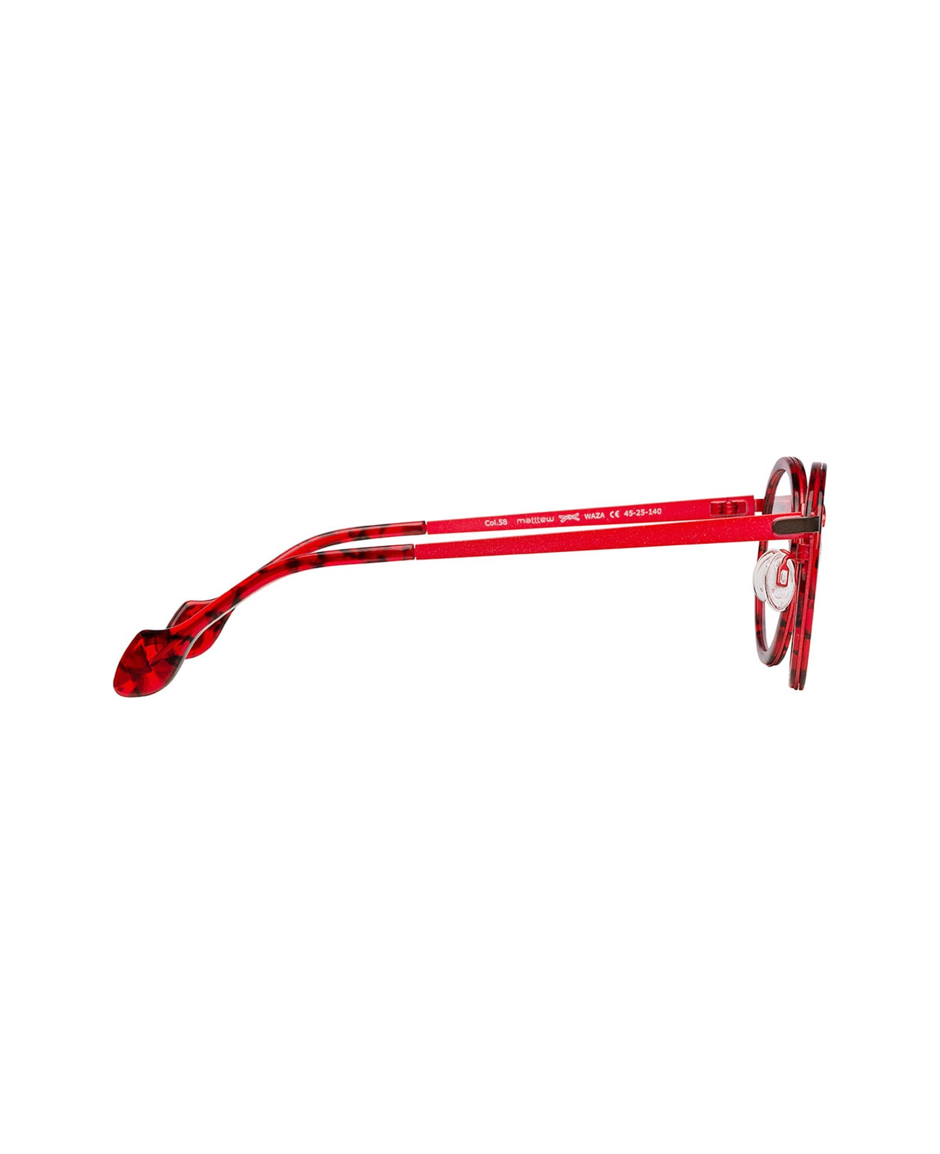 Matttew Waza 58 Glasses - Rosso アイウェア