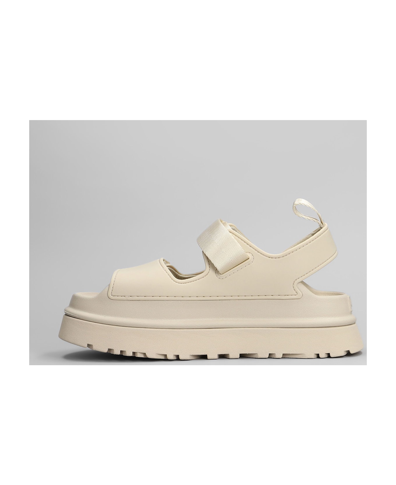 UGG Goldenglow Sandals In Beige Rubber/plasic - beige