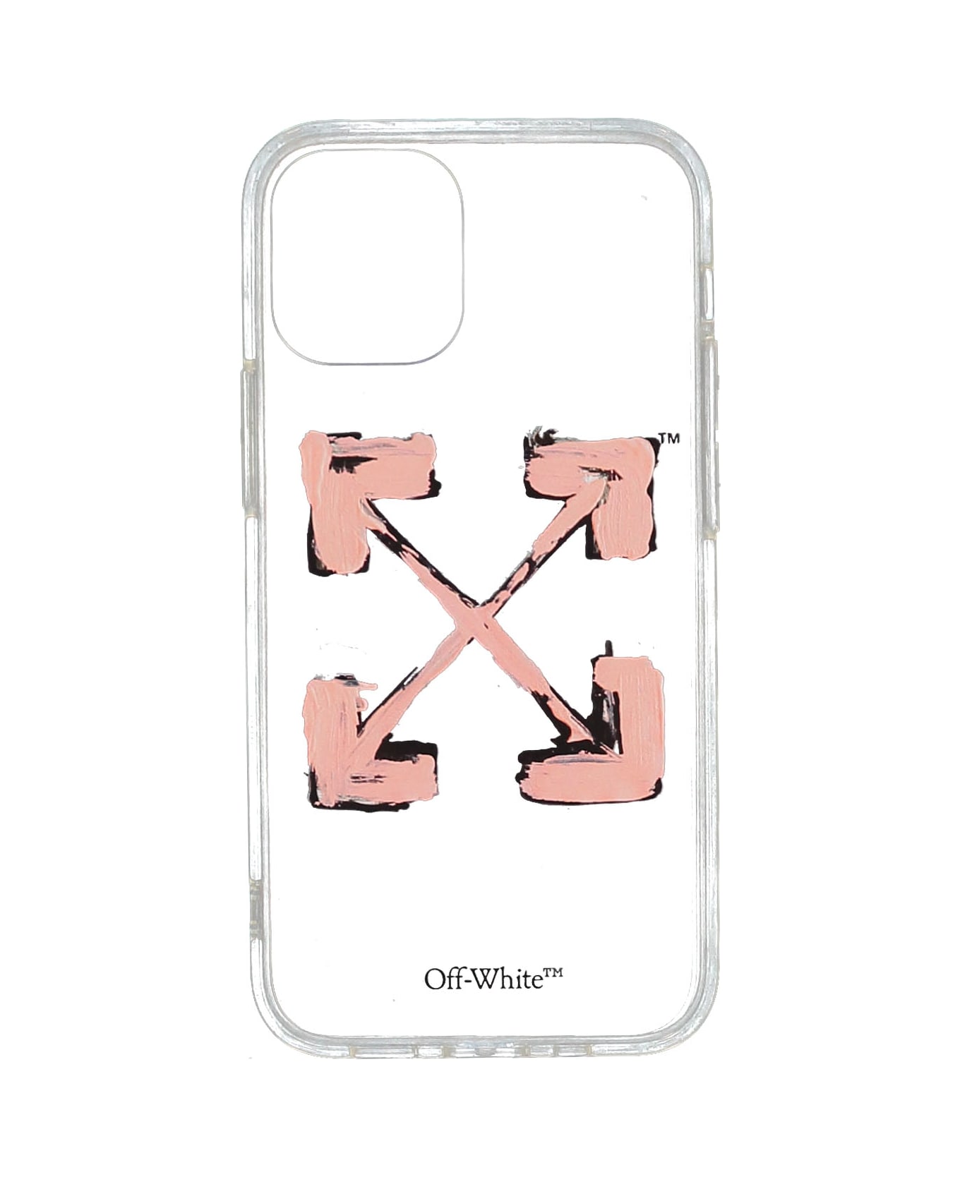 Off-White Printed Iphone 12 Mini Case - Transparent