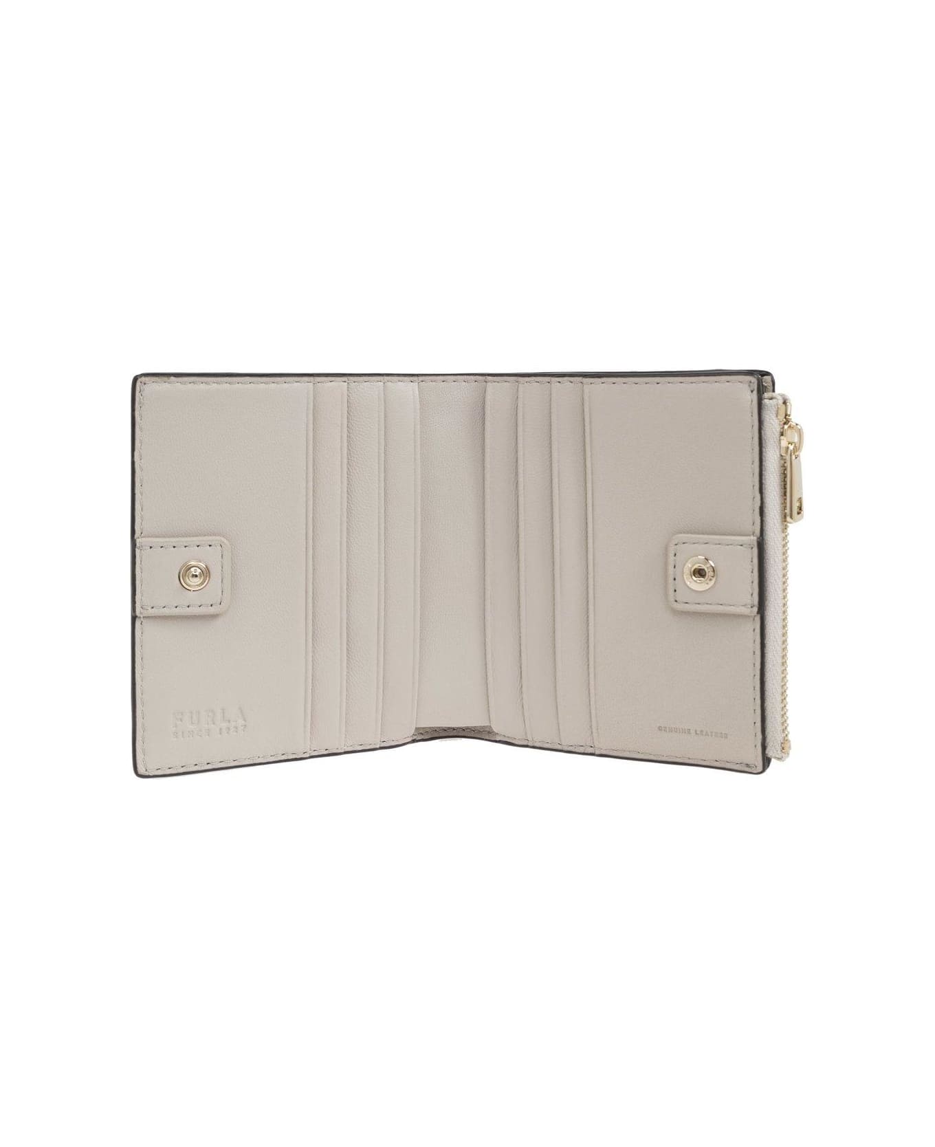 Furla Sfera Compact S Bi-fold Wallet - Vanilla