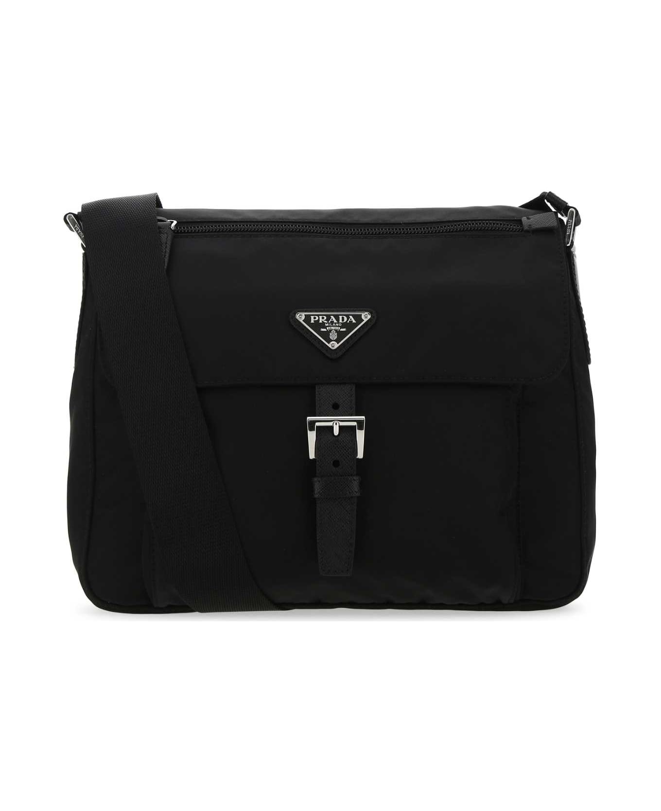 Prada Black Re-nylon Crossbody Bag - F0002