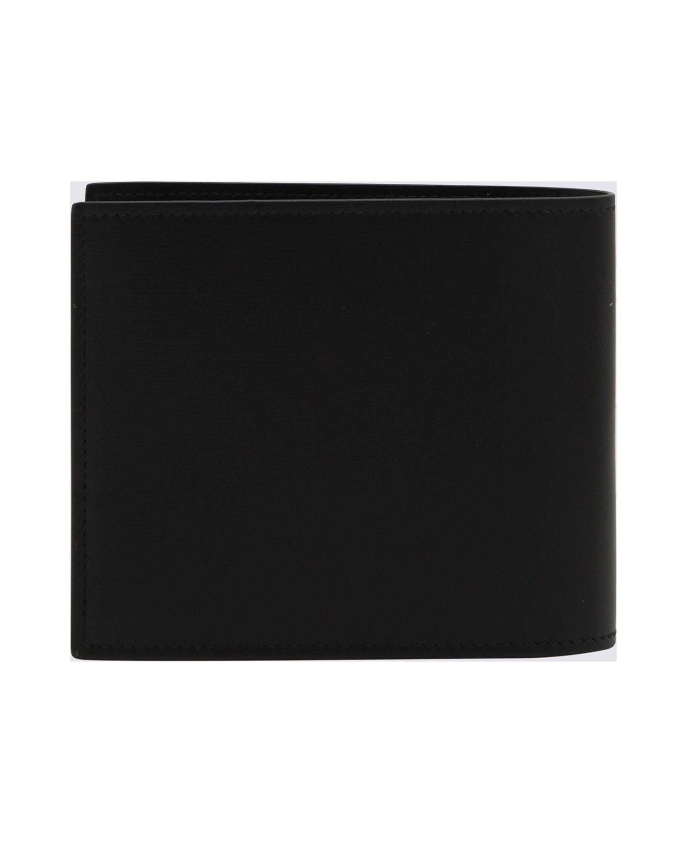 Ferragamo Black Leather Wallet - Black 財布