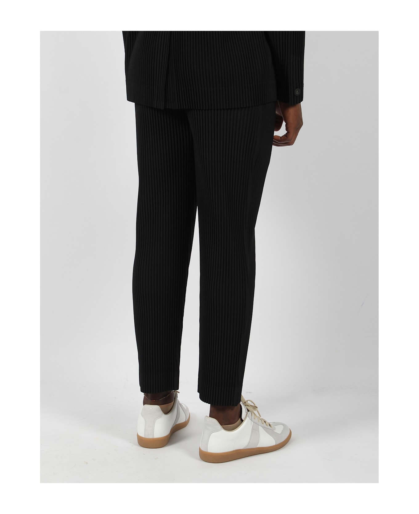 Homme Plissé Issey Miyake Pleated Trousers - Black