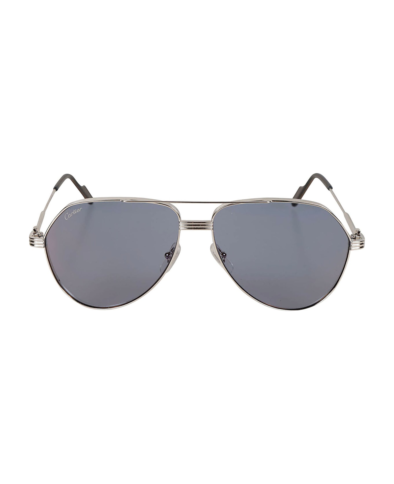 Cartier Eyewear Aviator Classic Sunglasses Sunglasses - silver サングラス
