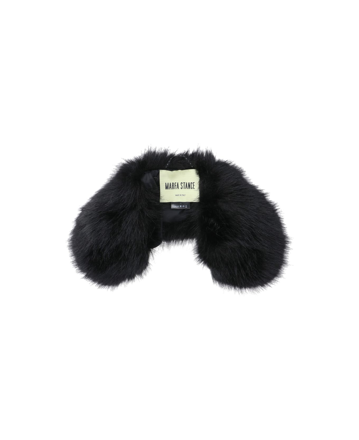 Marfa Stance Faux Fur Collar - Black  