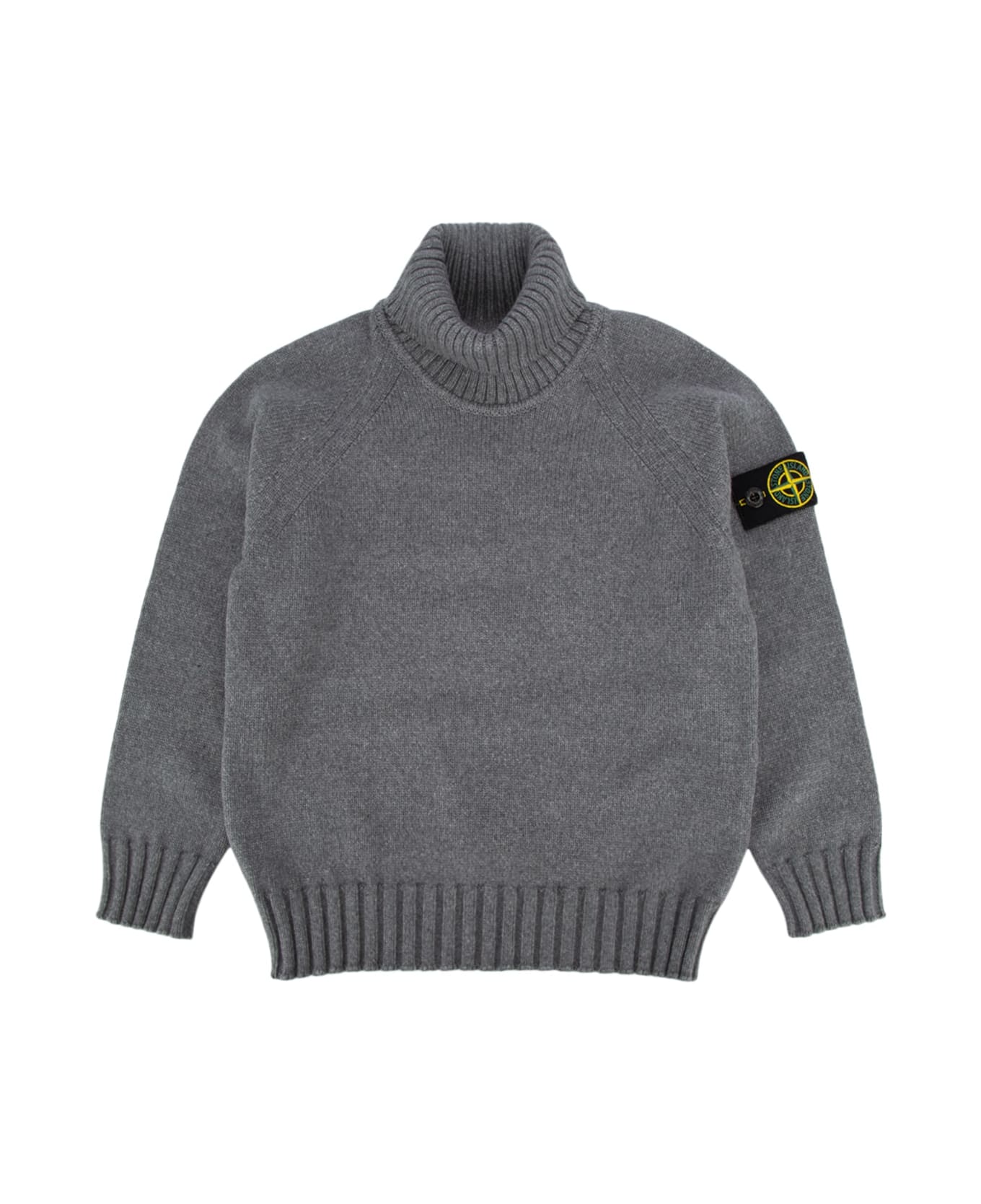 Stone Island Junior Maglia - MELANGEDARKGREY