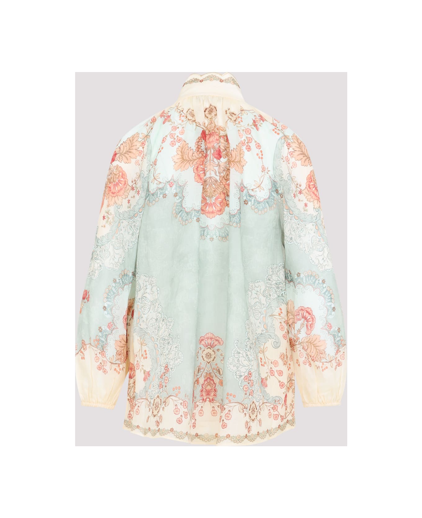 Zimmermann Daylight Blouse - Wallpaper Floral Mint