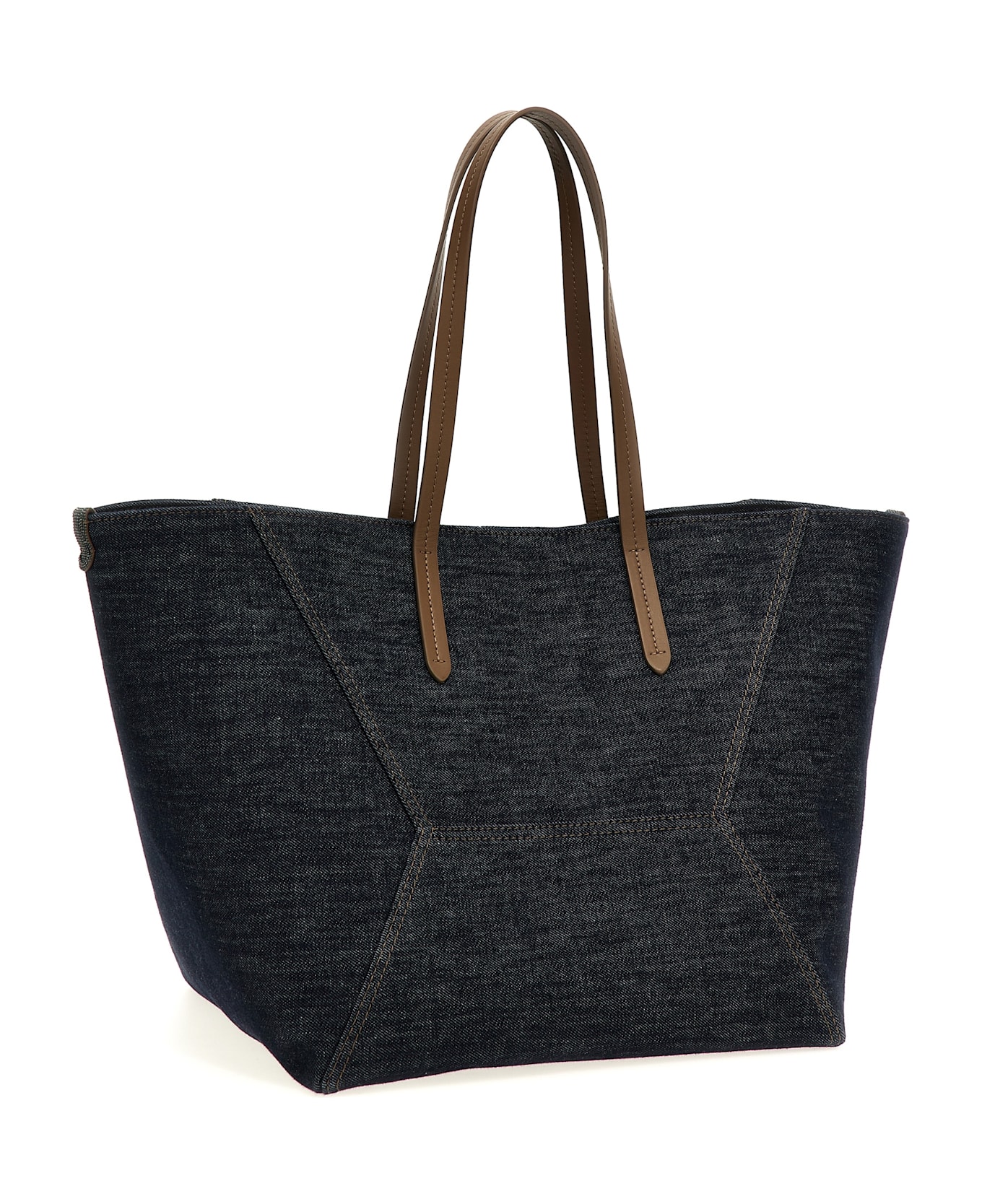 Brunello Cucinelli 
bc Duo
 Shopping Bag - Blue