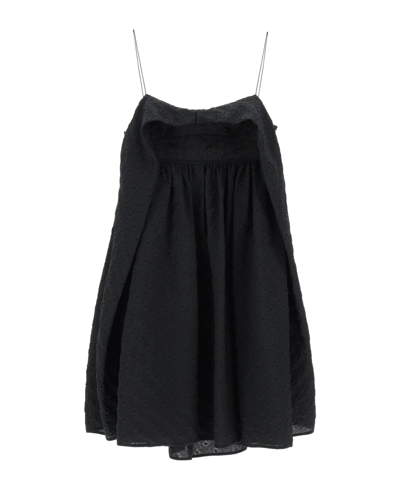Cecilie Bahnsen 'susu' Matlasse Dress - BLACK (Black)