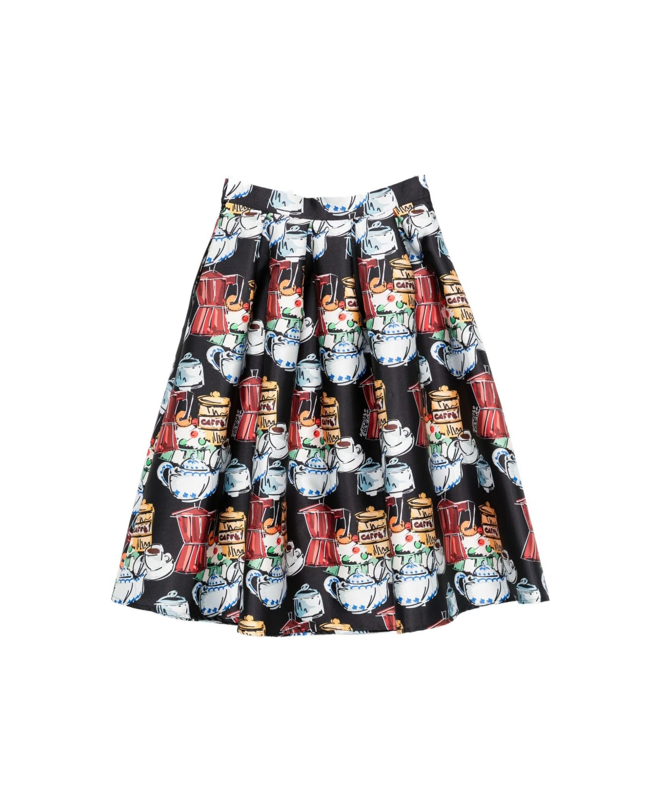Alessandro Enriquez Printed Midi Skirt - MultiColour
