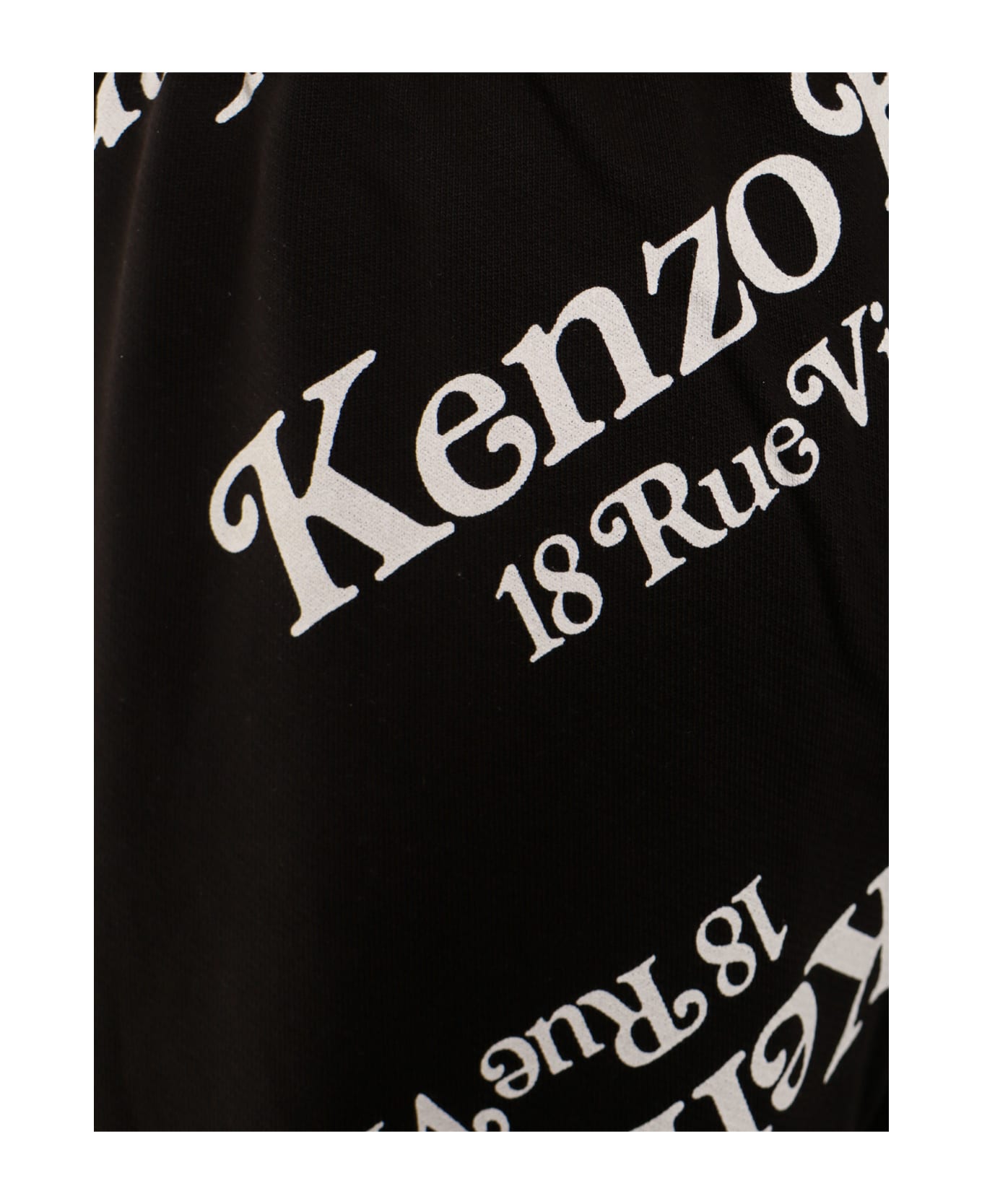 Kenzo Cotton Jogging Trouser - Black