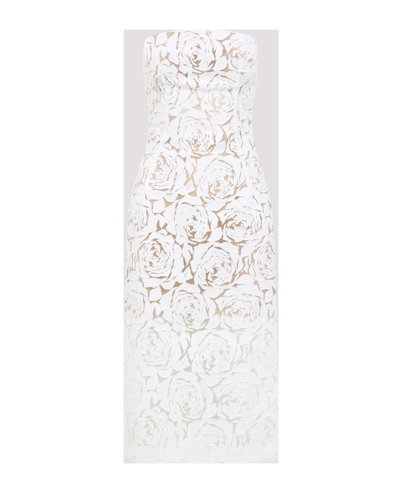 Ermanno Scervino Lace Midi Dress - Snow White
