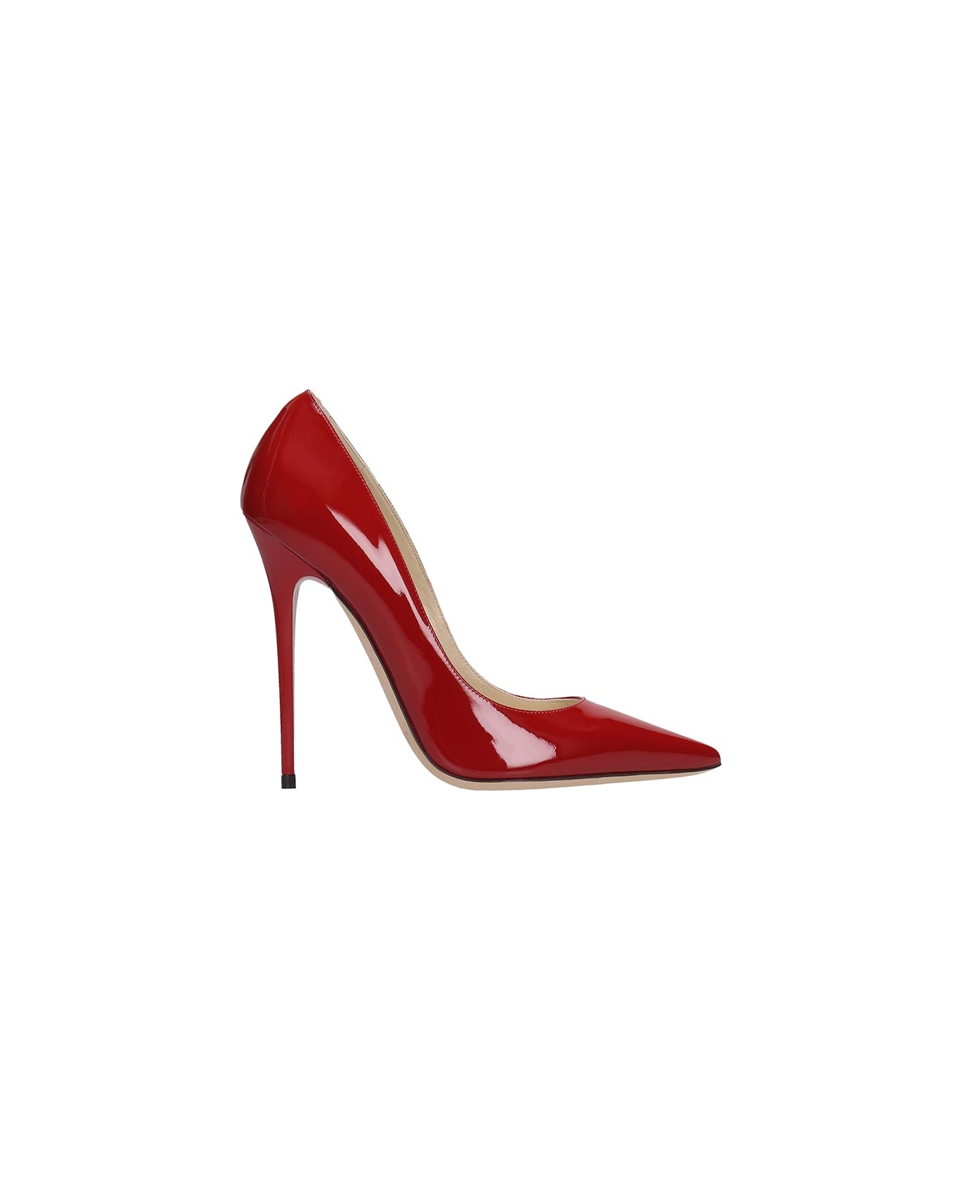 Jimmy Choo Anouk Red Patent Leather Pumps - red