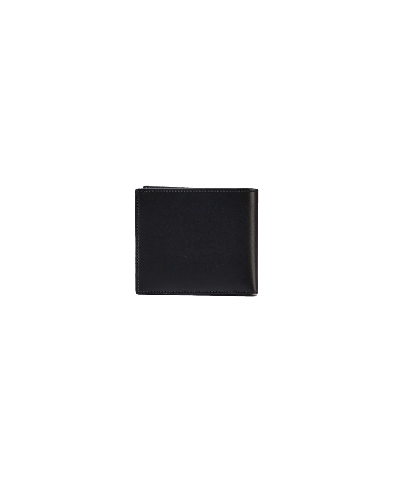 Saint Laurent Bifold Wallet With Logo - Black
