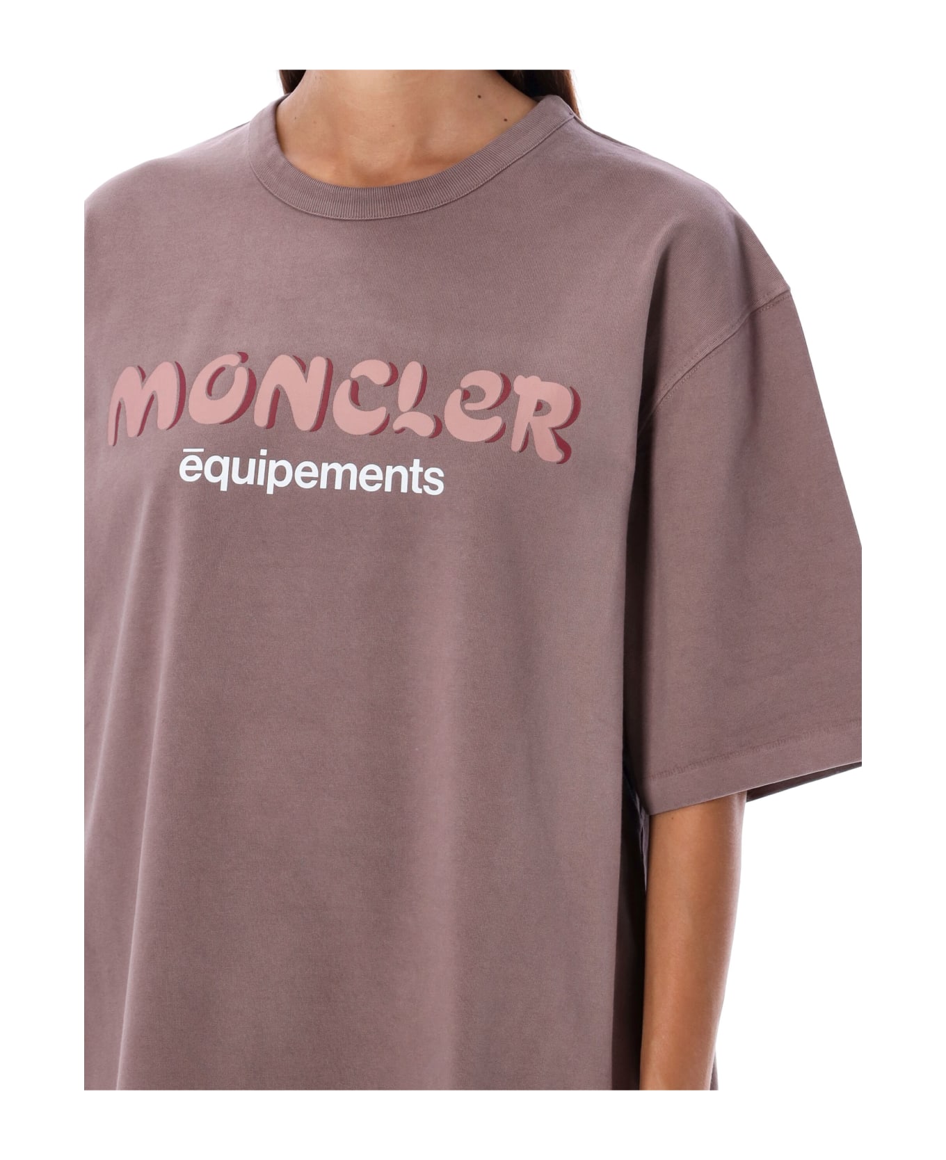 Moncler Genius Logo T-shirt - Pink