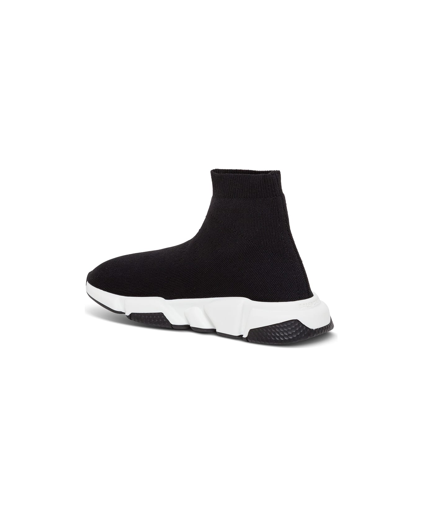 Balenciaga 'speed' Black Sneakers With Logo In Stretch Fabric Woman - BLACK