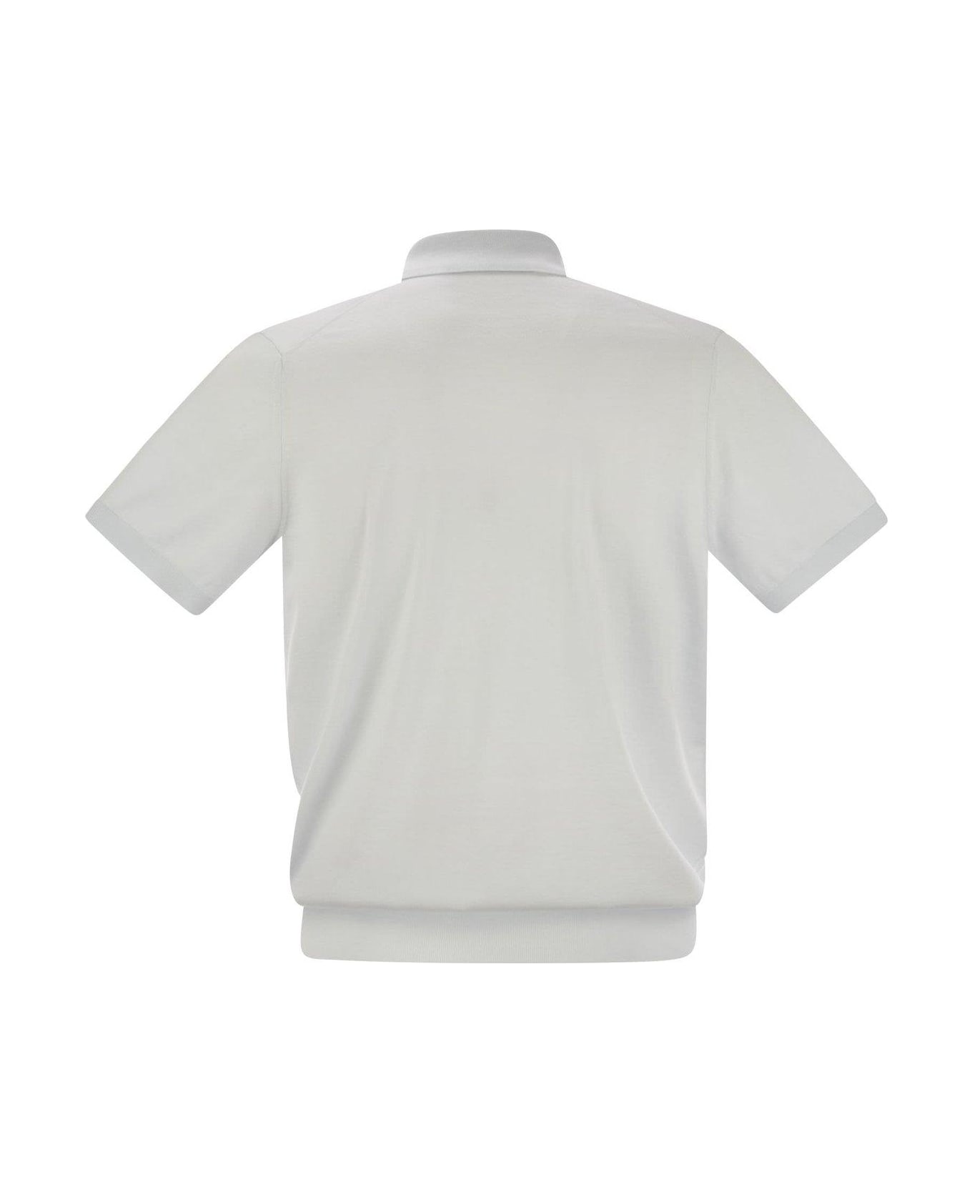 Short Sleeved Buttoned Polo Shirt - Thumbnail 3