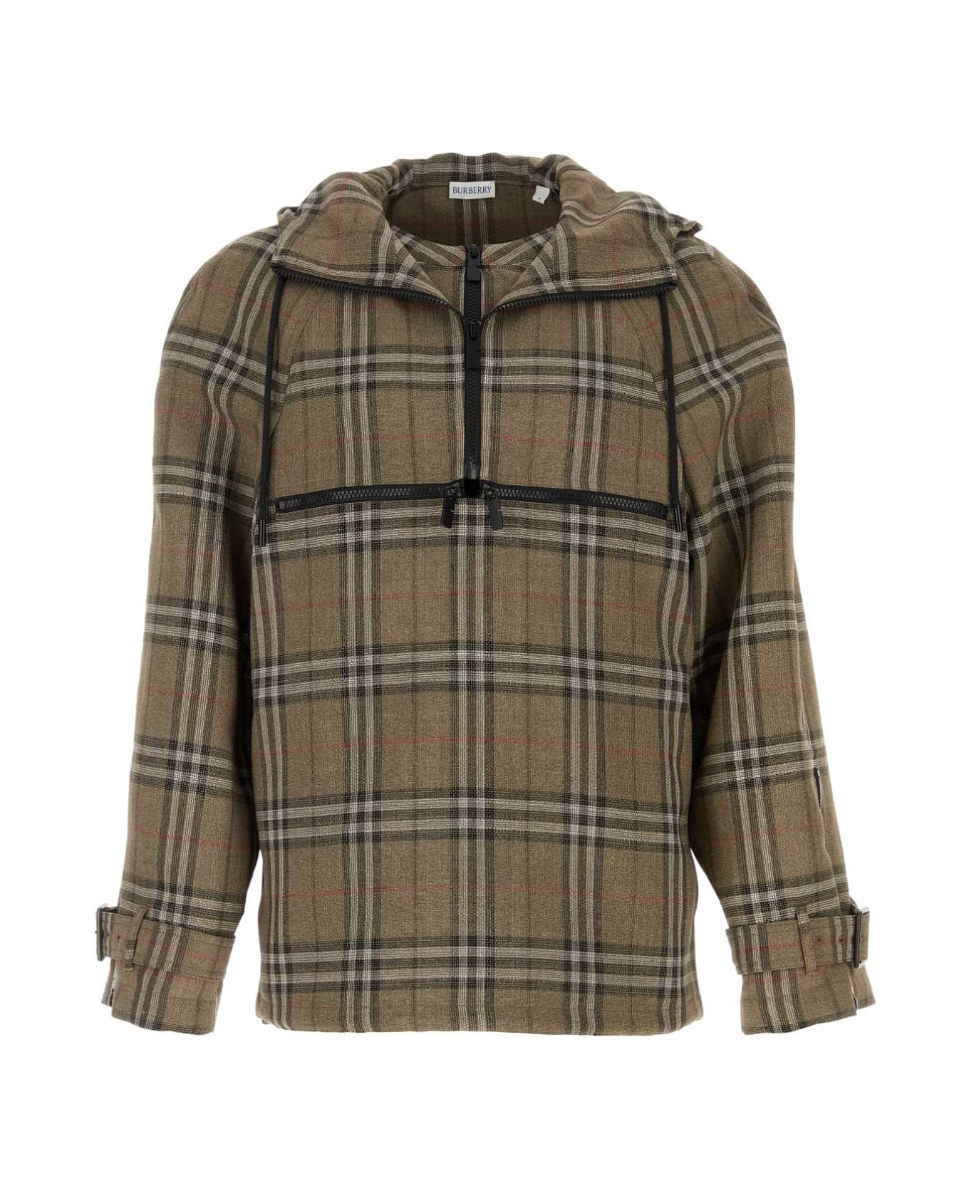 Burberry Embroidered Viscose Blend Sweatshirt - BRUSHIPCHECK