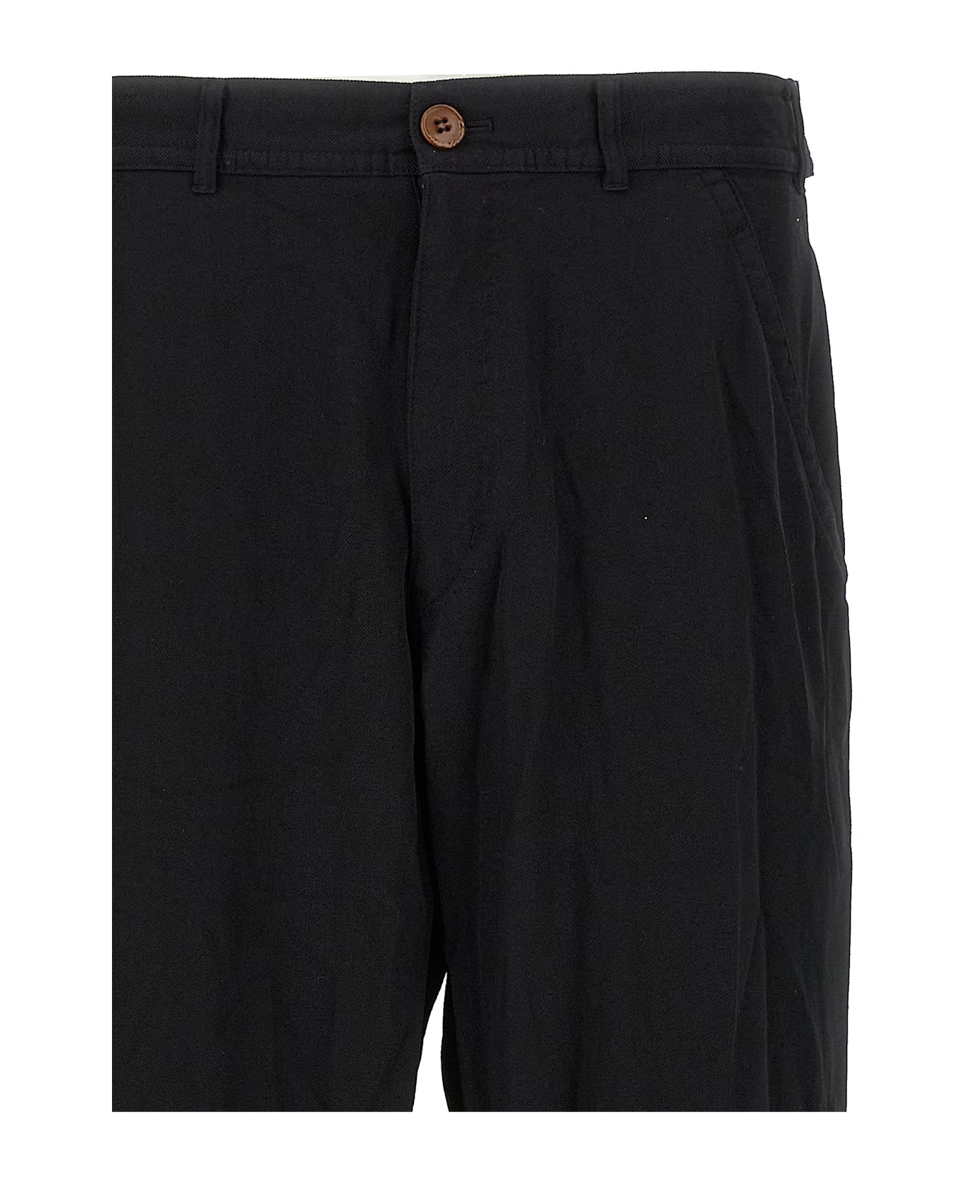 Comme des Garçons Shirt Crinkled Pants - Black  