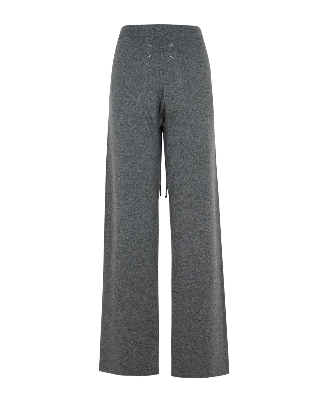 Maison Margiela Grey Wool Blend Joggers - Grey