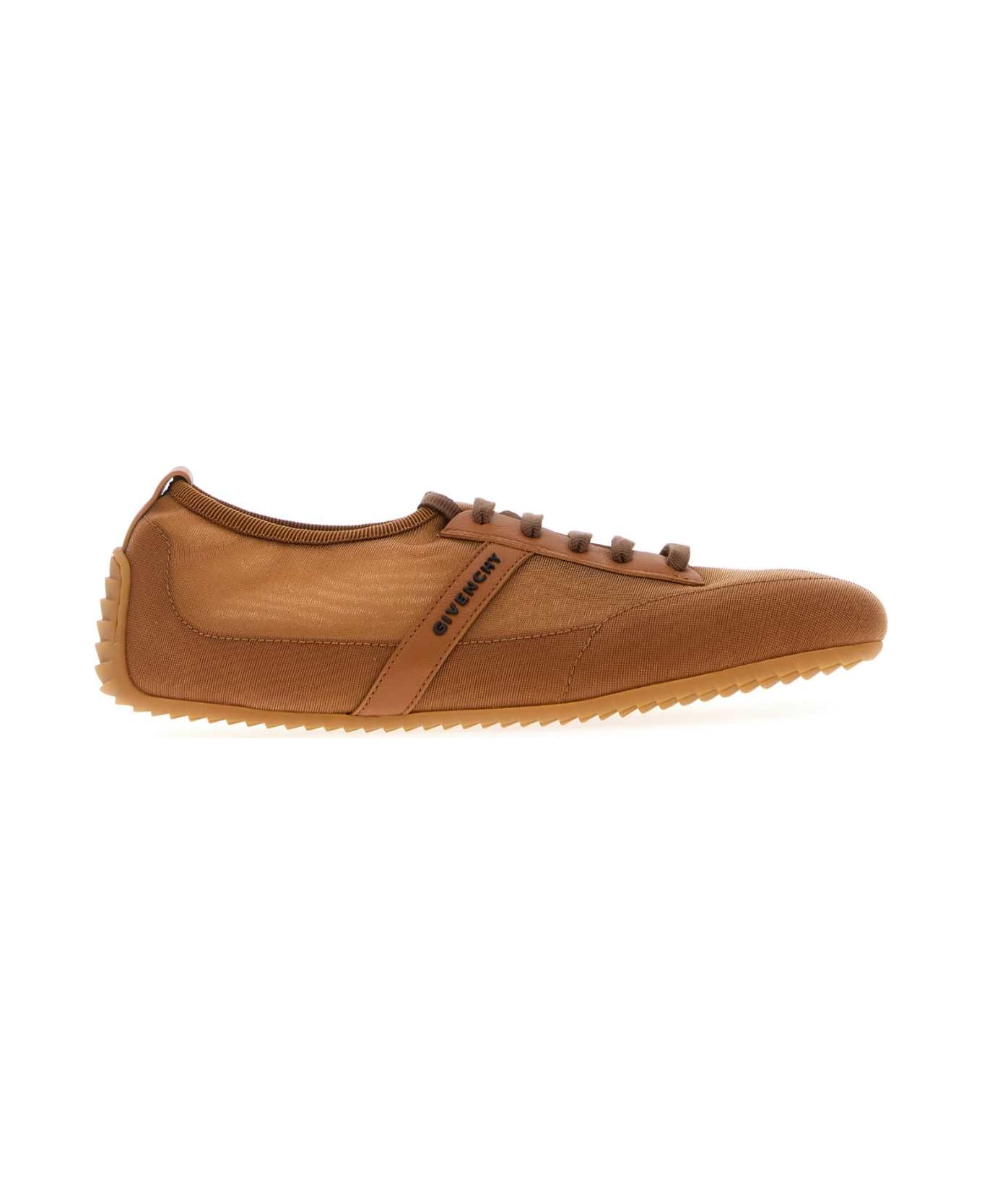 Givenchy Caramel Mesh Sneakers - DARKBROWN