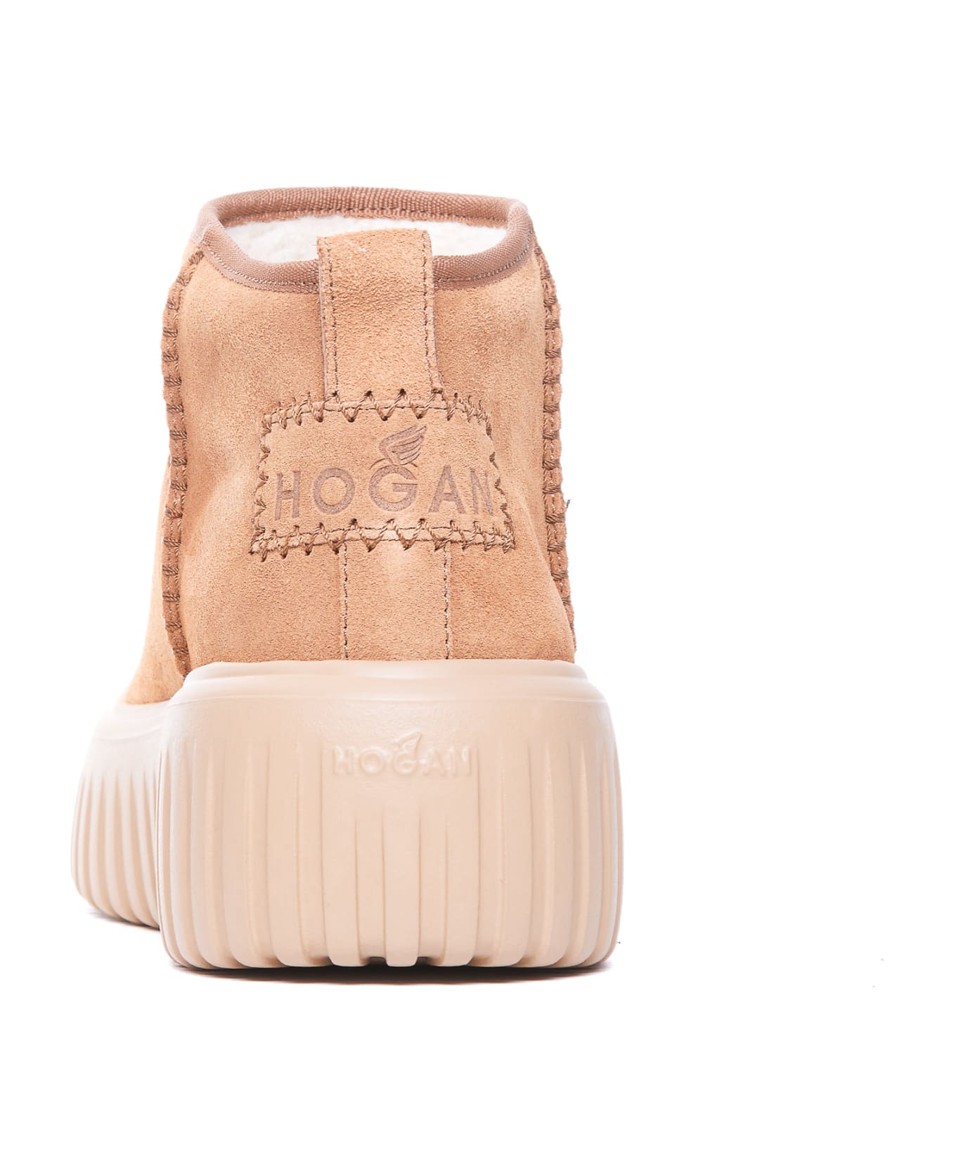 Hogan H-stripes Ankle Boots - Brown